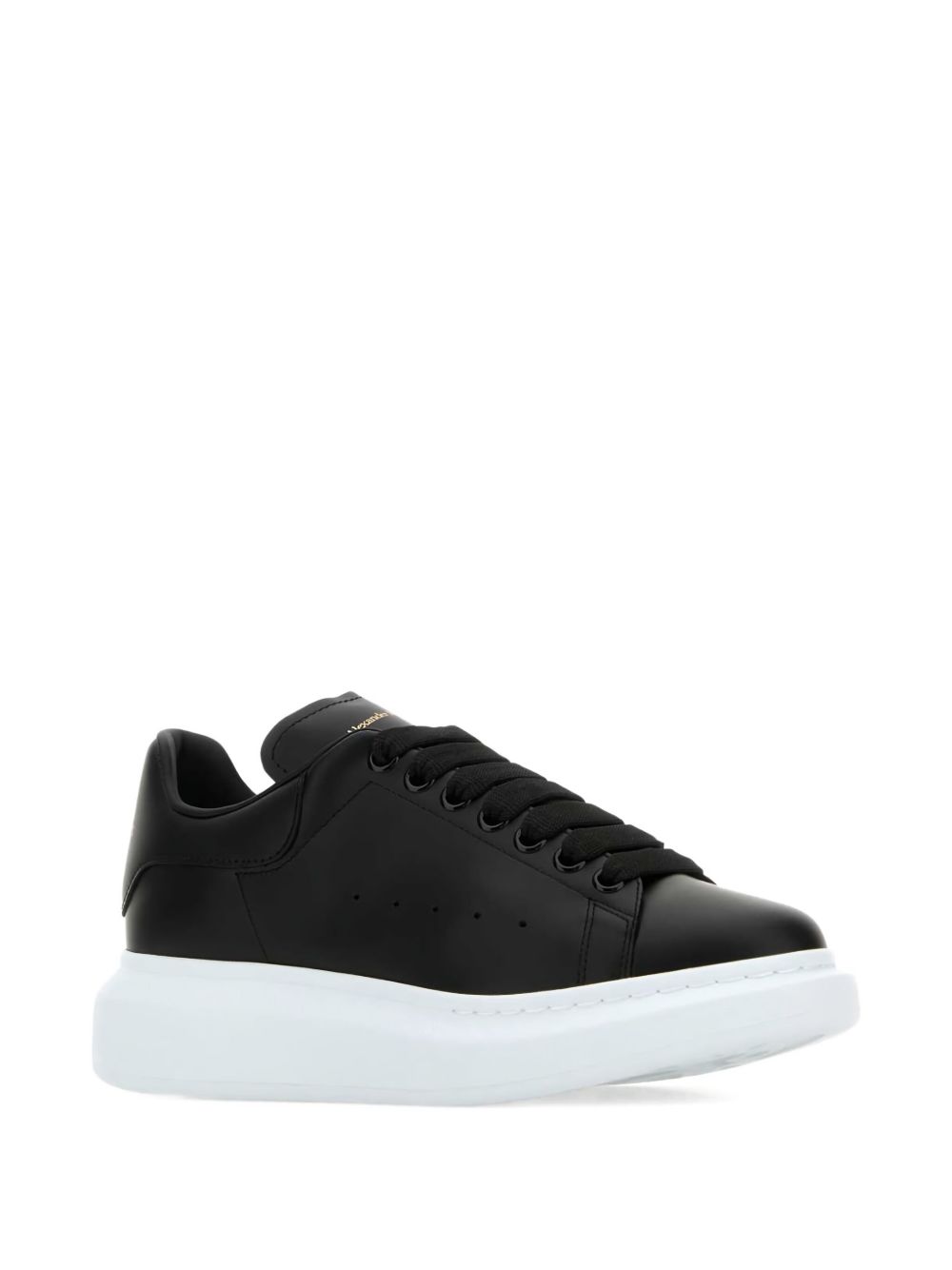 Black Leather Sneakers