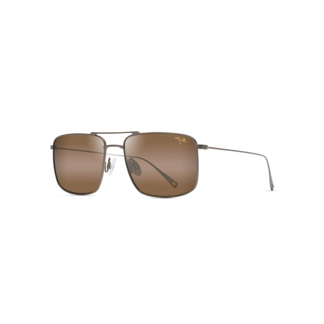 Aeko Rectangular Metal Frame Sunglasses with Double Bridge Design