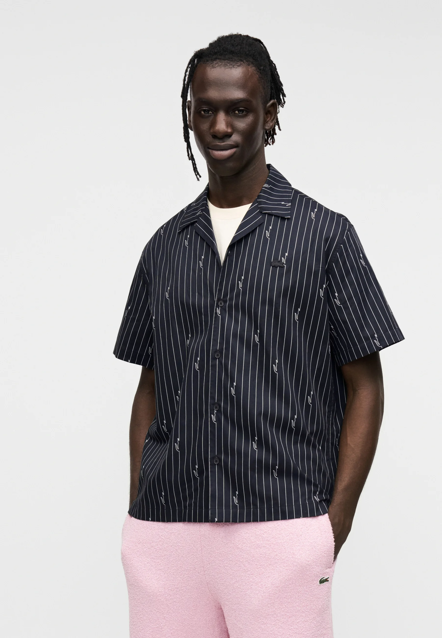 Black Twill Relaxed Cotton Shirt