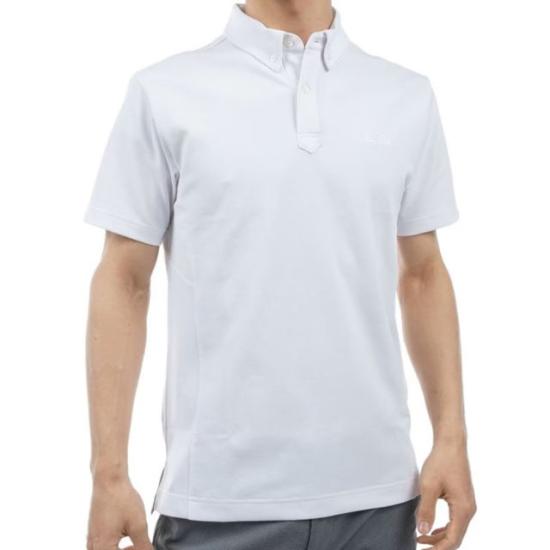 Classic Collar White Polo Shirt