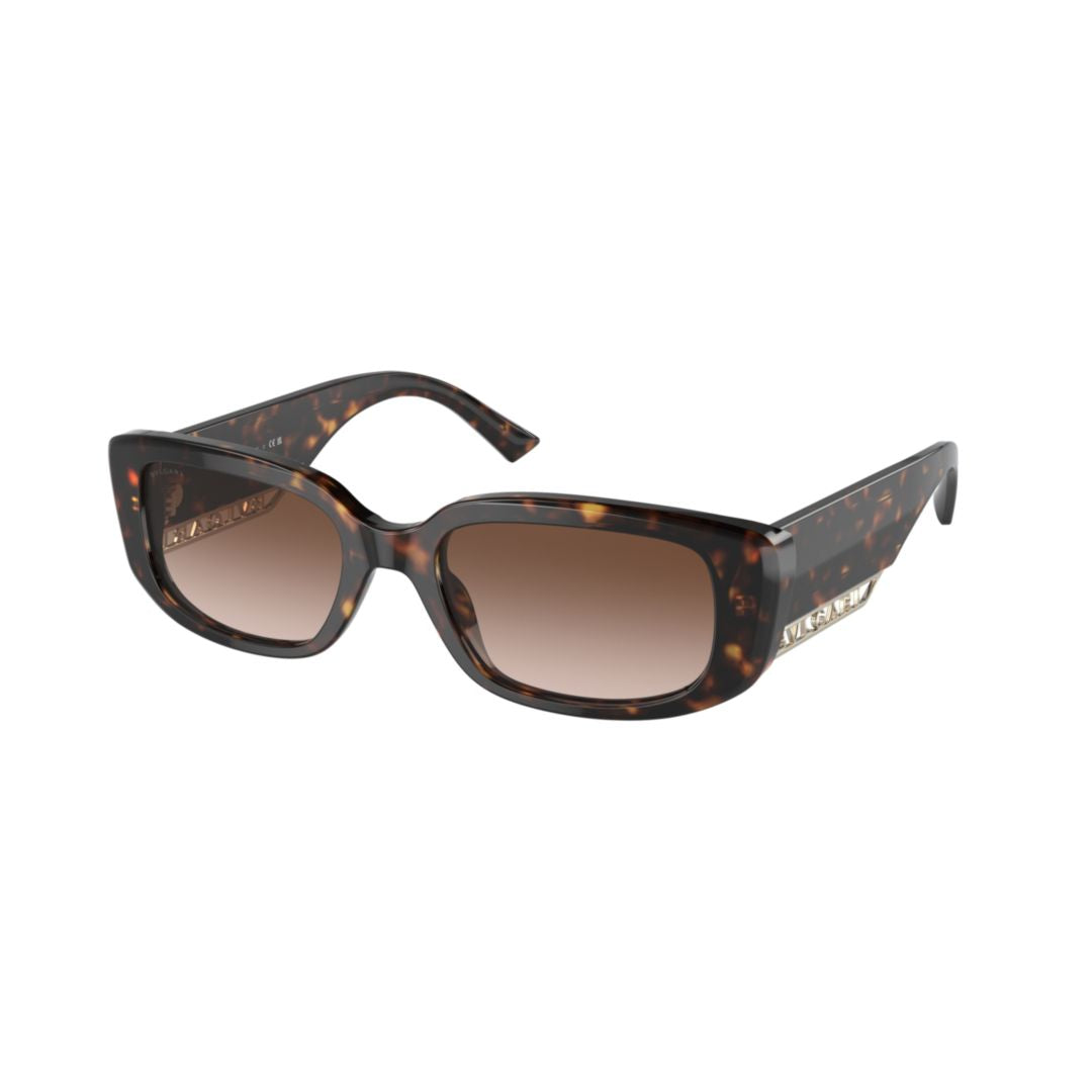 8259 Sole Rectangular Tortoiseshell Acetate Sunglasses