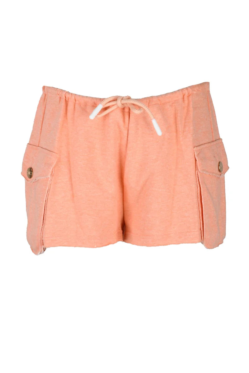Cotton Shorts - Peach