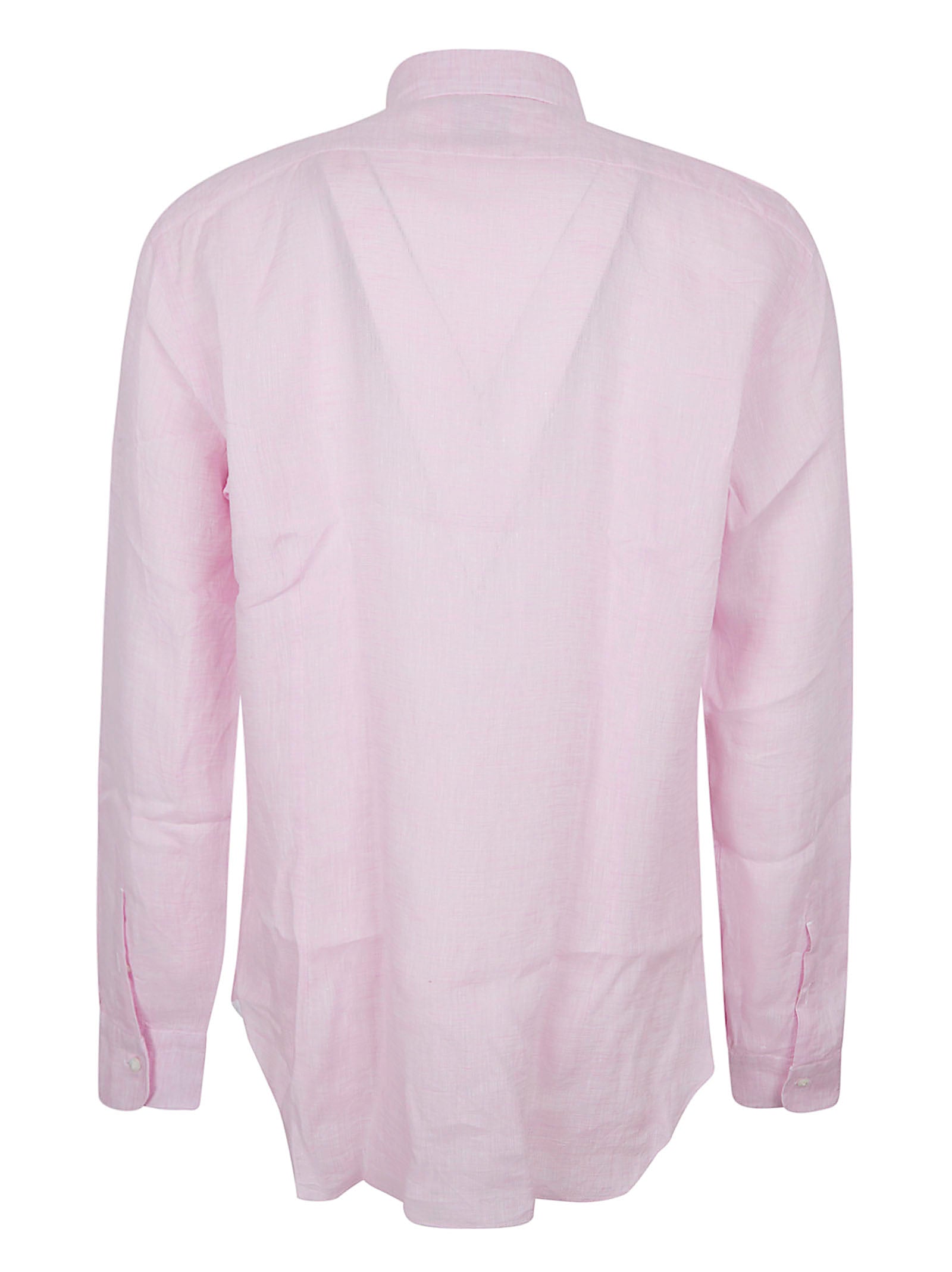 Linen Shirt in Soft Light Pink