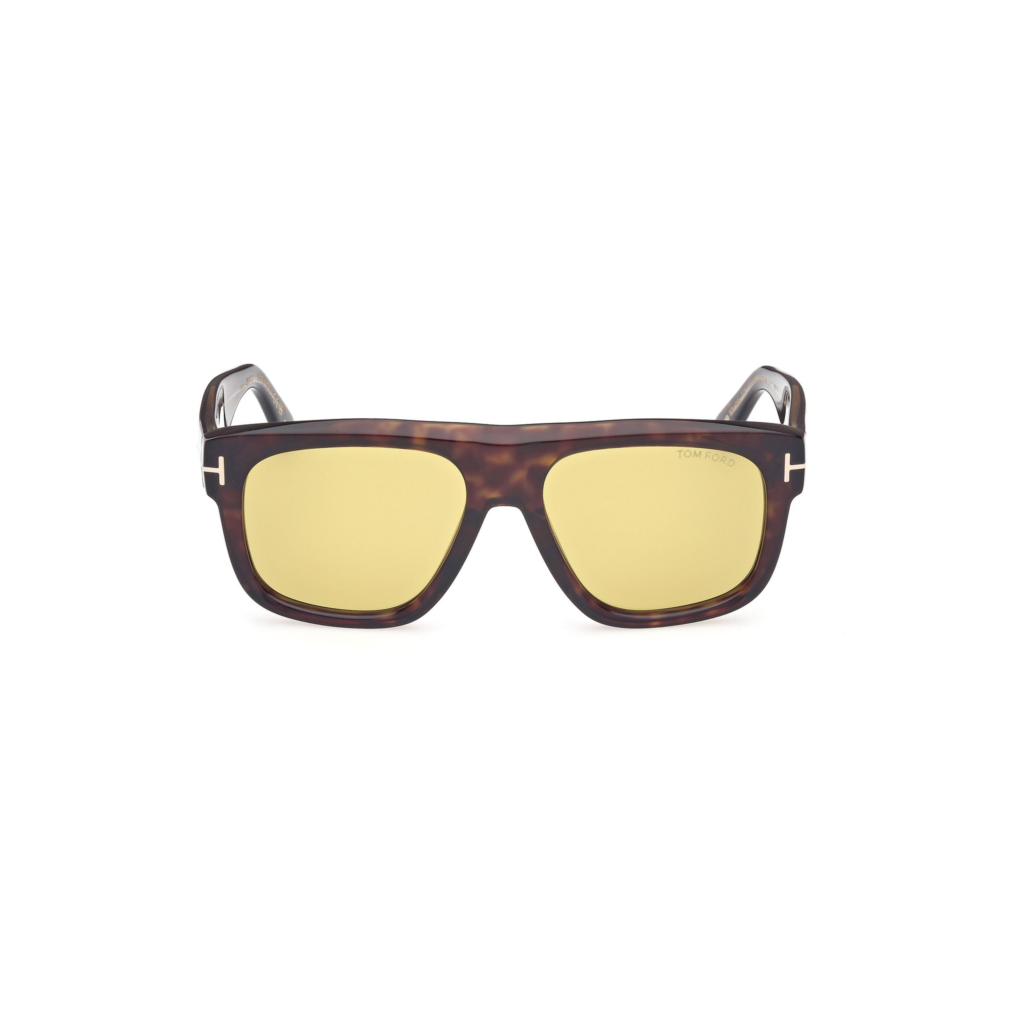 Ft1201 Rectangular Tortoiseshell Acetate Sunglasses