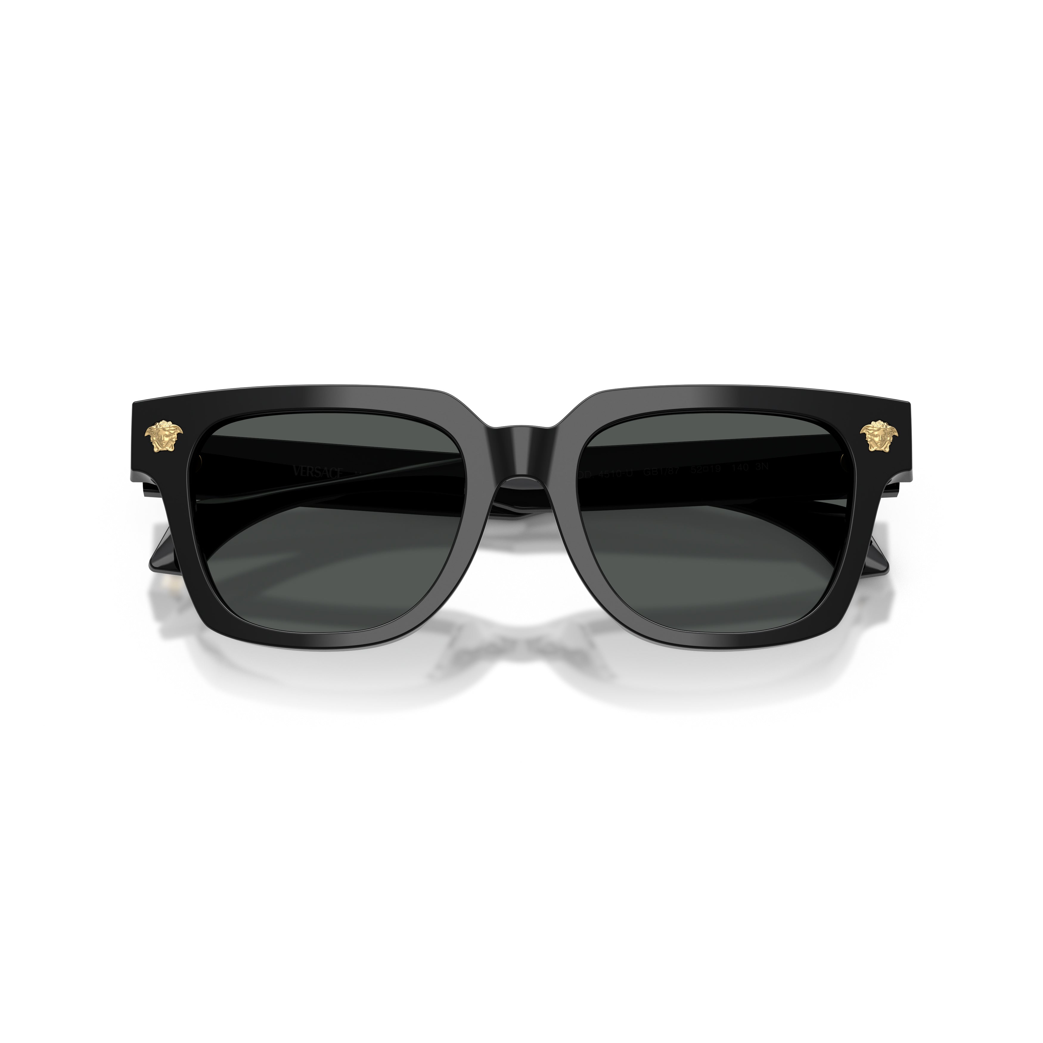 0ve4510u Rectangular Black Acetate Sunglasses