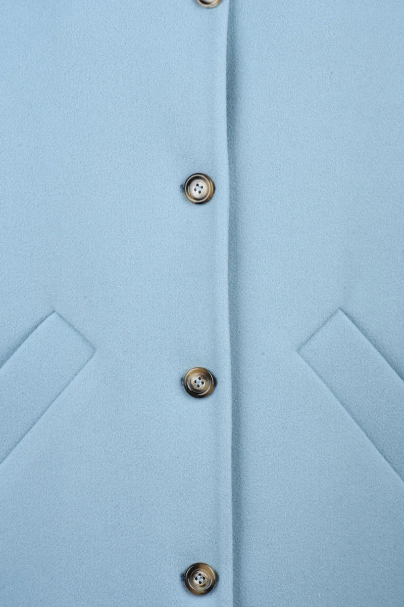 Coat - Light Blue