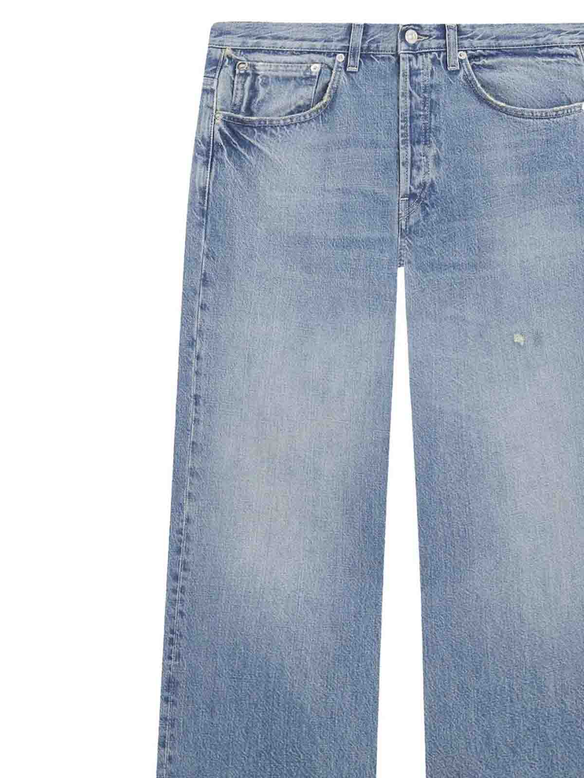 Blue Jacklyn Cotton Denim Jeans