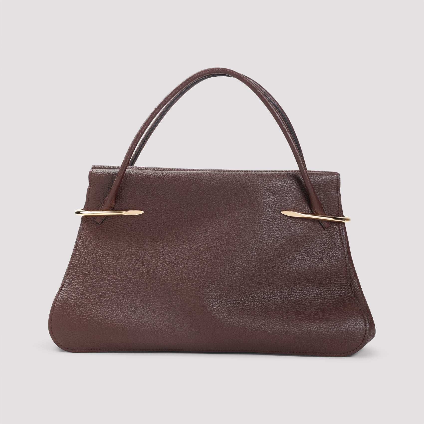 Pebbled Calf Leather Shoulder Bag