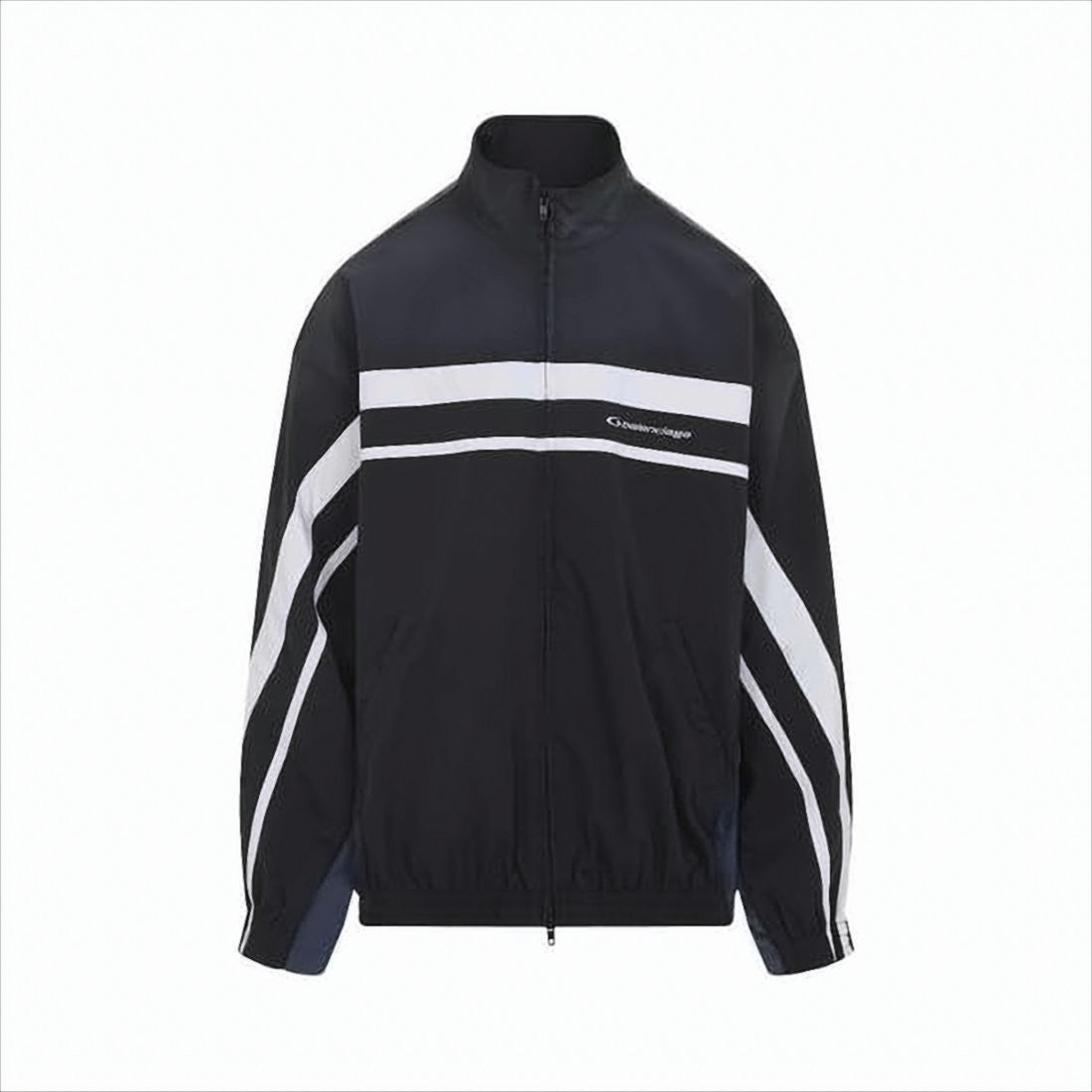 High Collar Front Zip Jacket