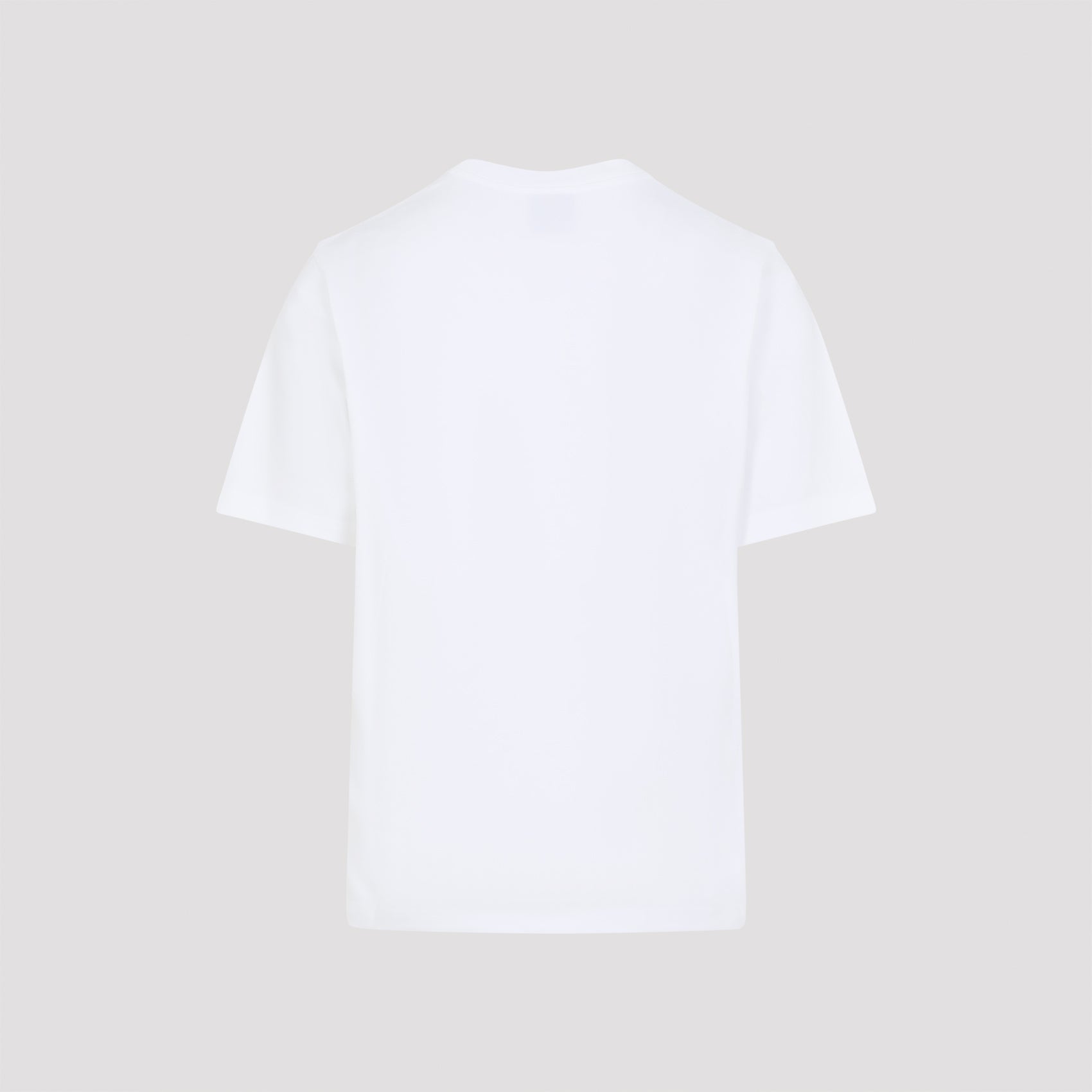 Floral Graphic Cotton T-Shirt With Tennis Motif