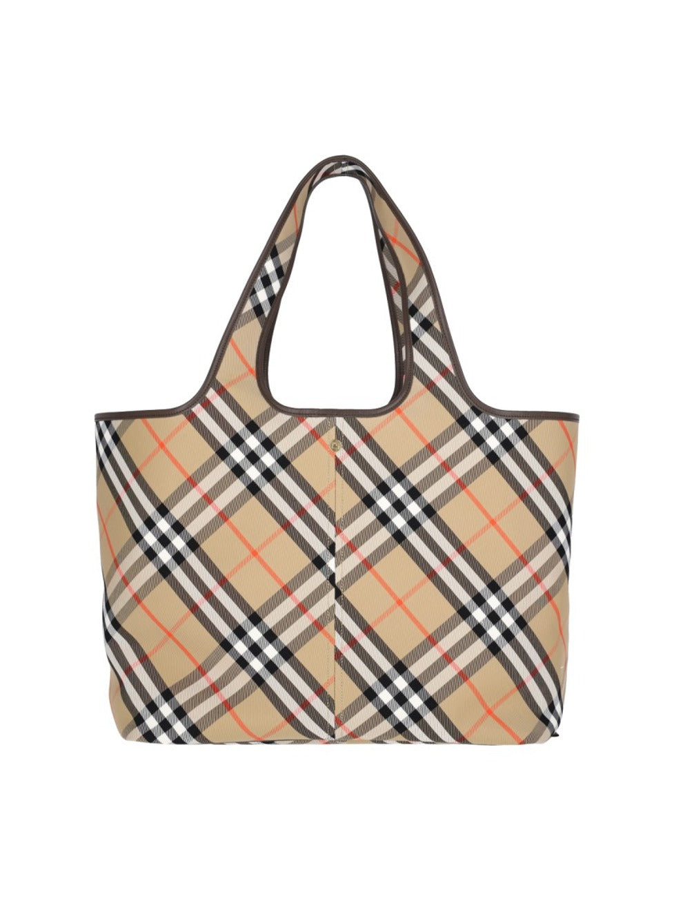 Check' Medium Tote – Beige