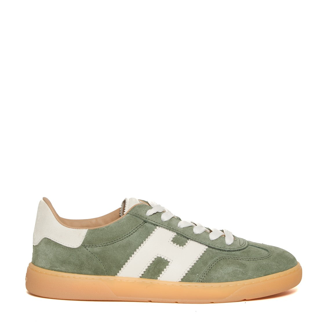 Cool Green Suede Sneakers
