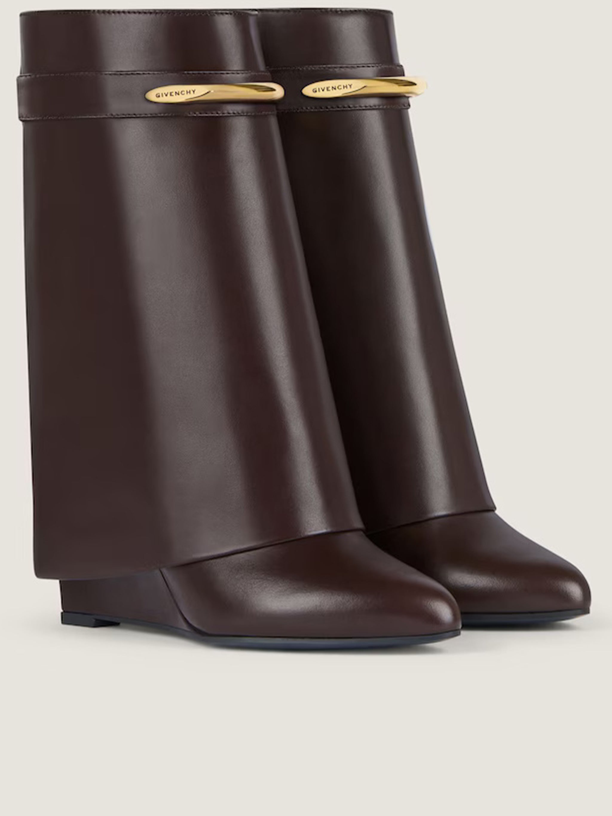 Heel Ankle Boot Pointed Calf Leather