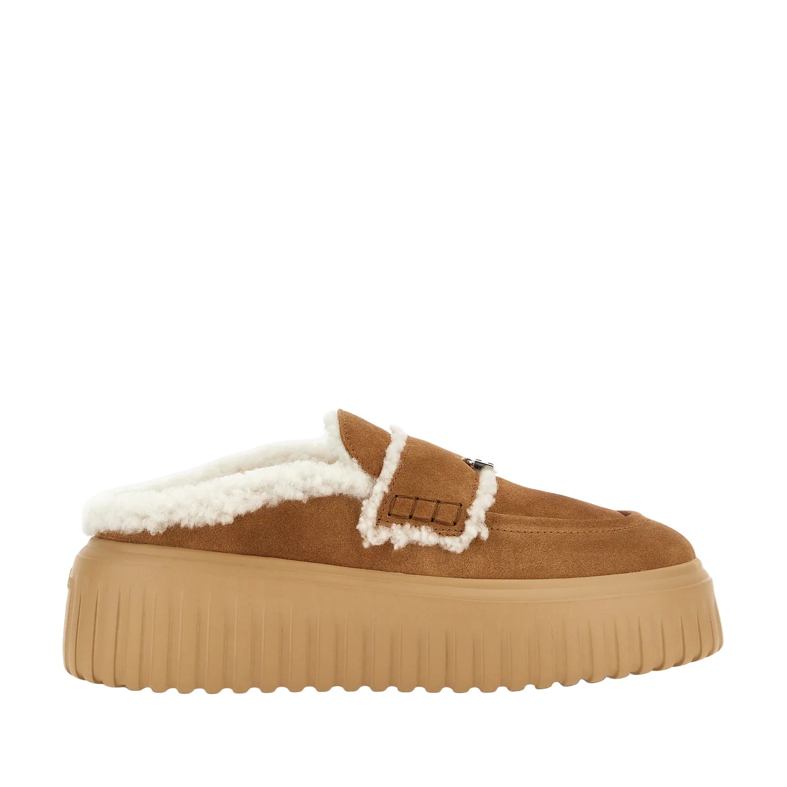 H-Stripes Sabot Fur With Shearling Lining