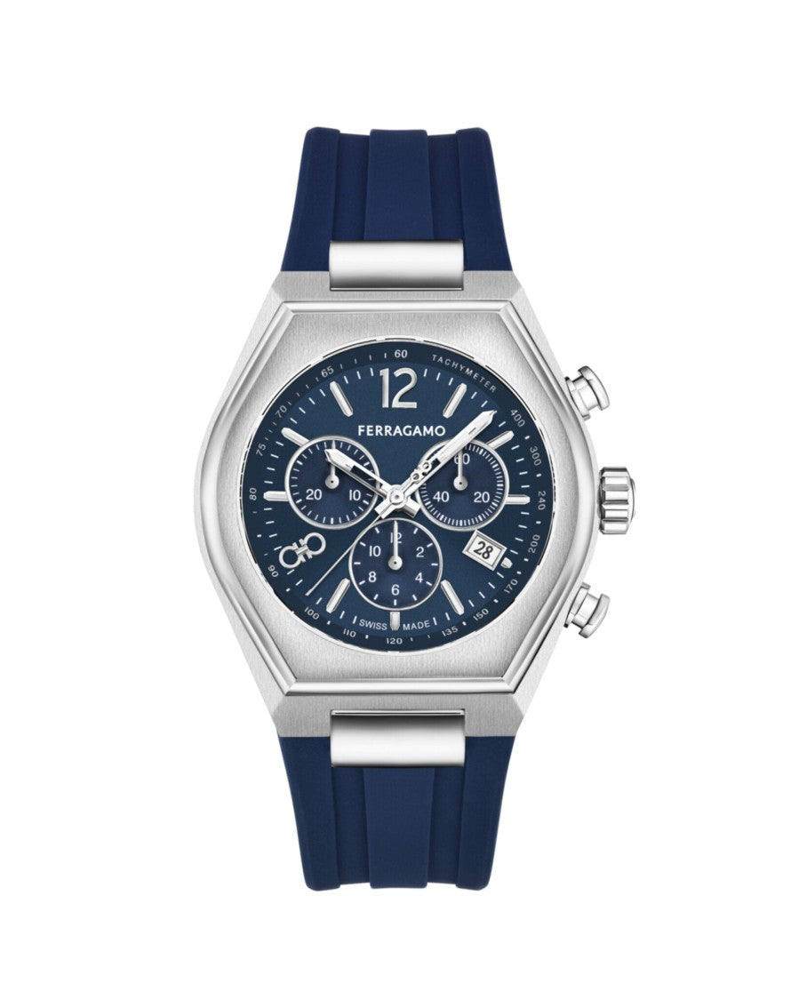 Tonneu Chrono Silicone Watch