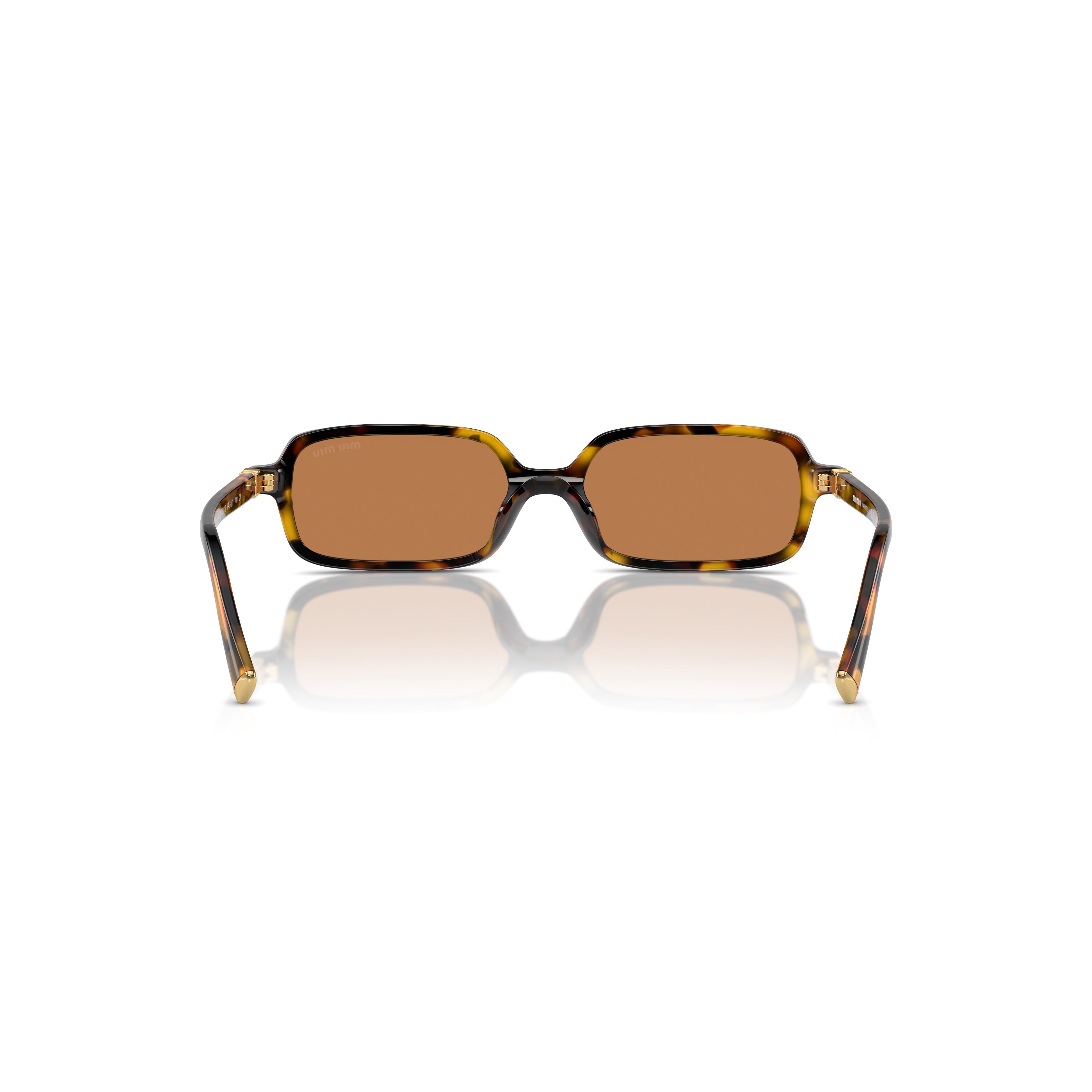 0mu 11zs Rectangular Tortoiseshell Acetate Sunglasses