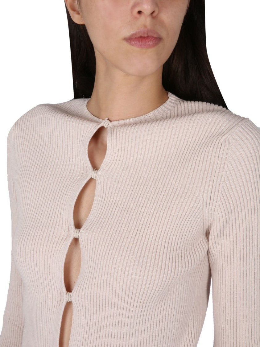 Ribbed Cotton Cardigan