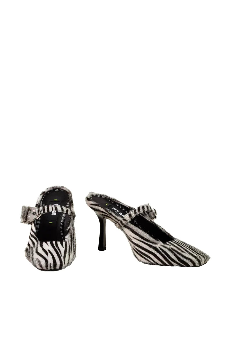 Leather Shoes - Black/White