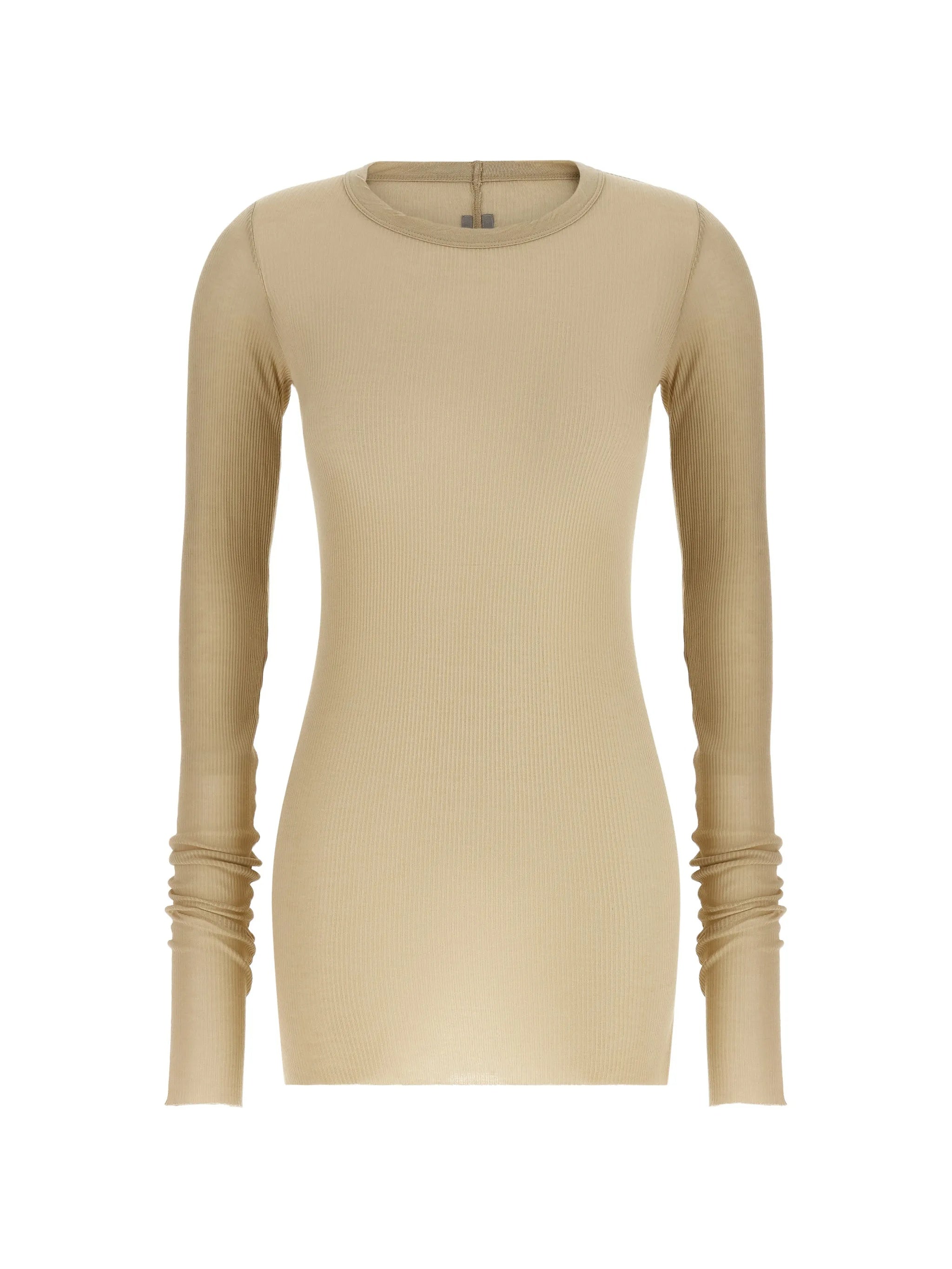 Rib Ls Fitted Ribbed Top