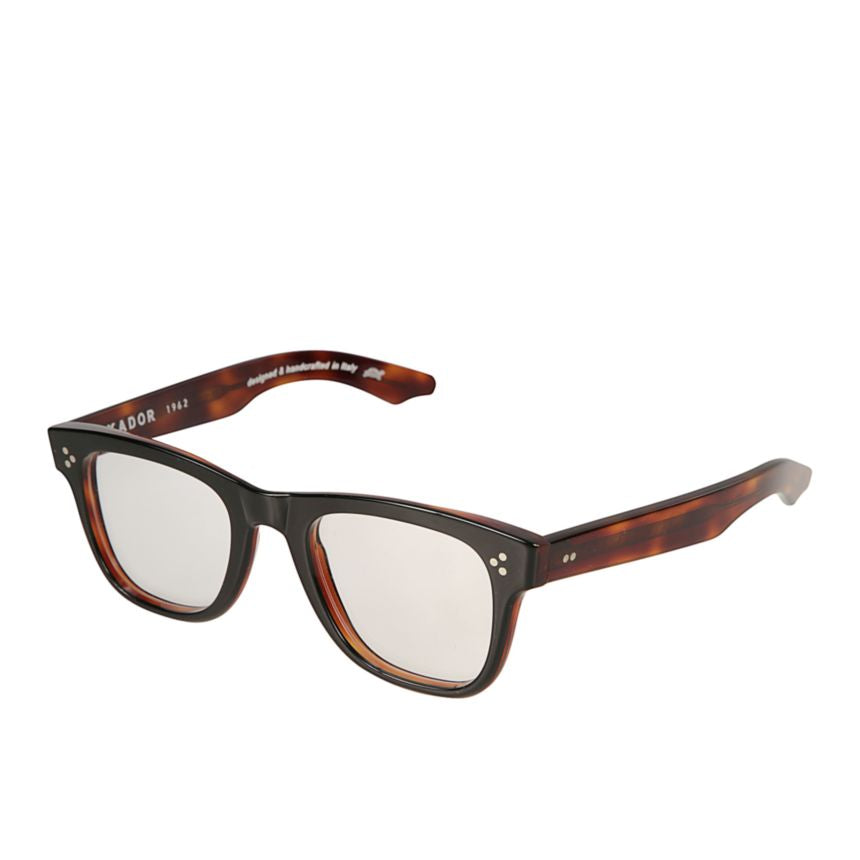 Voyager 23 Classic Rectangular Frame Sunglasses with Tortoiseshell Arms