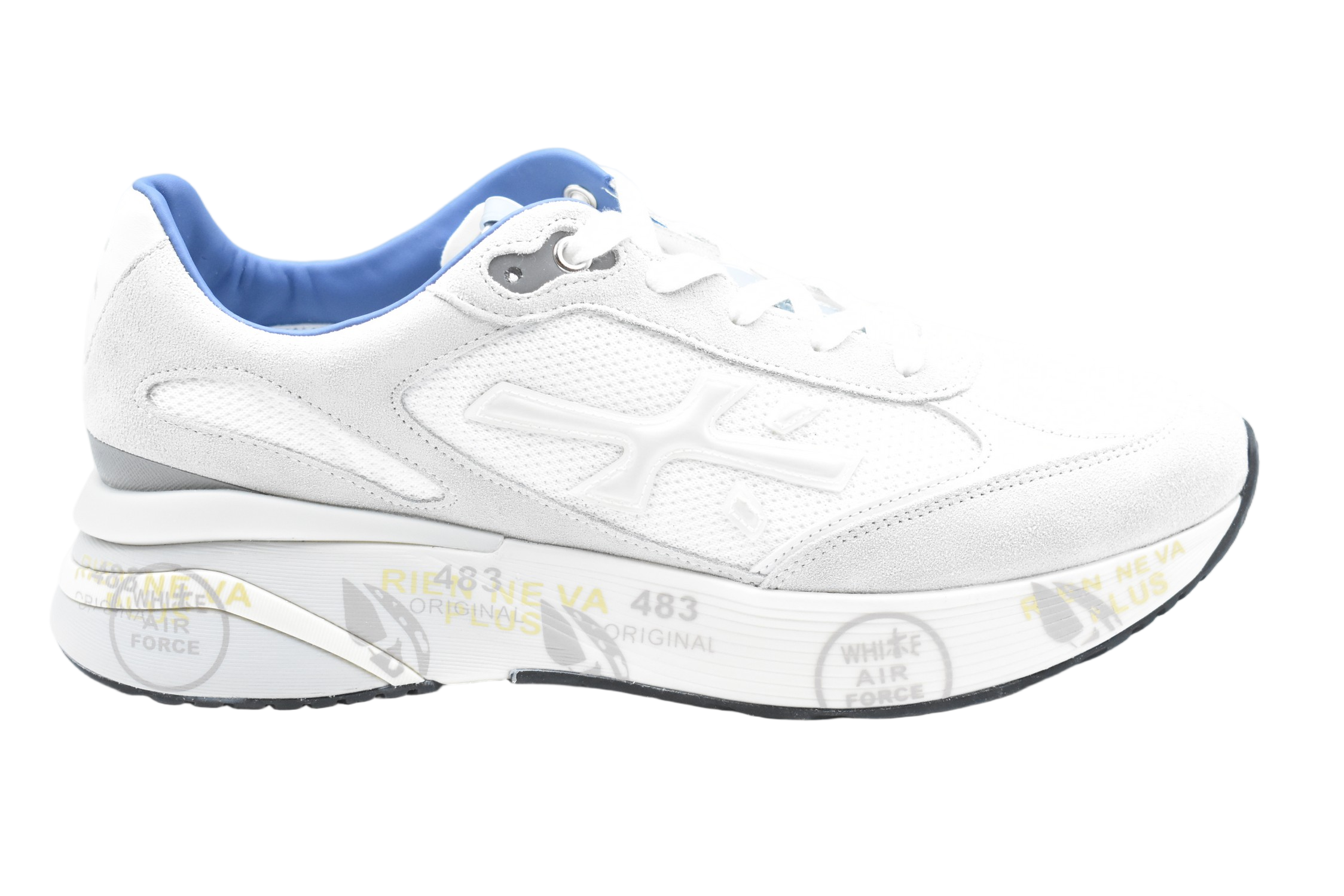 Lightweight Low-Top Sneakers With Textured Upper And Distinct Branding