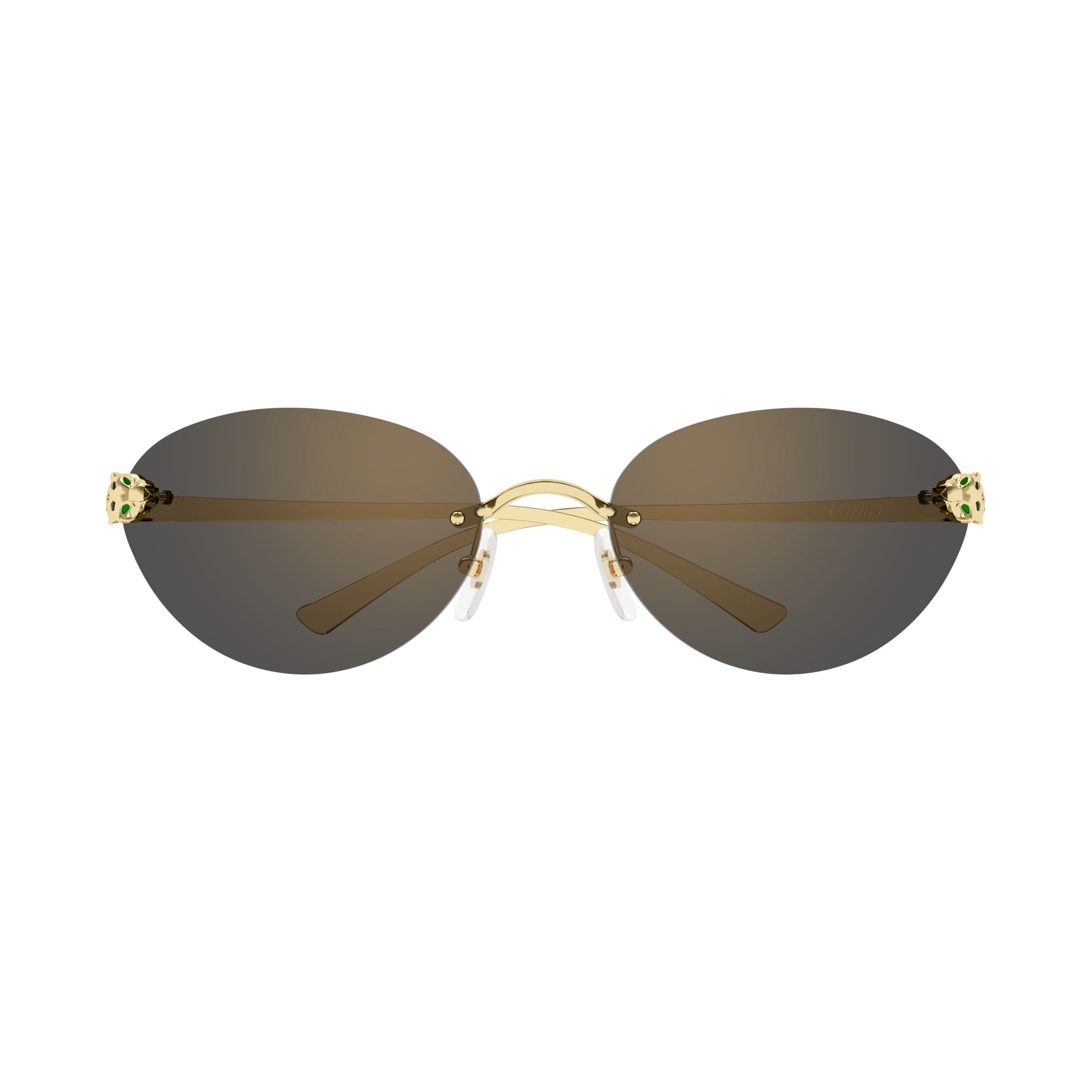 Ct0635s Rimless Oval Sunglasses