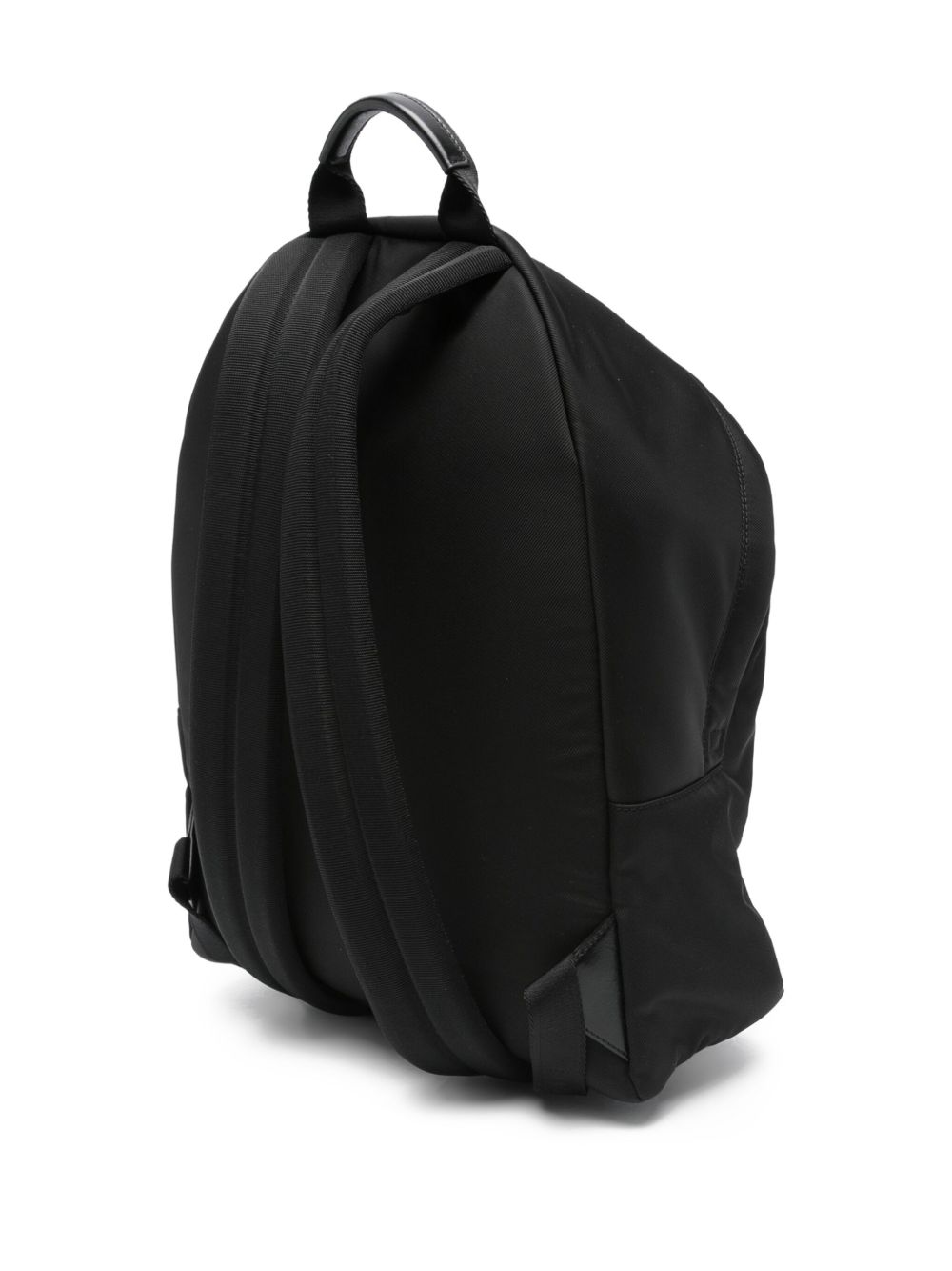 Black Polyamide Bag With Adjustable Strap