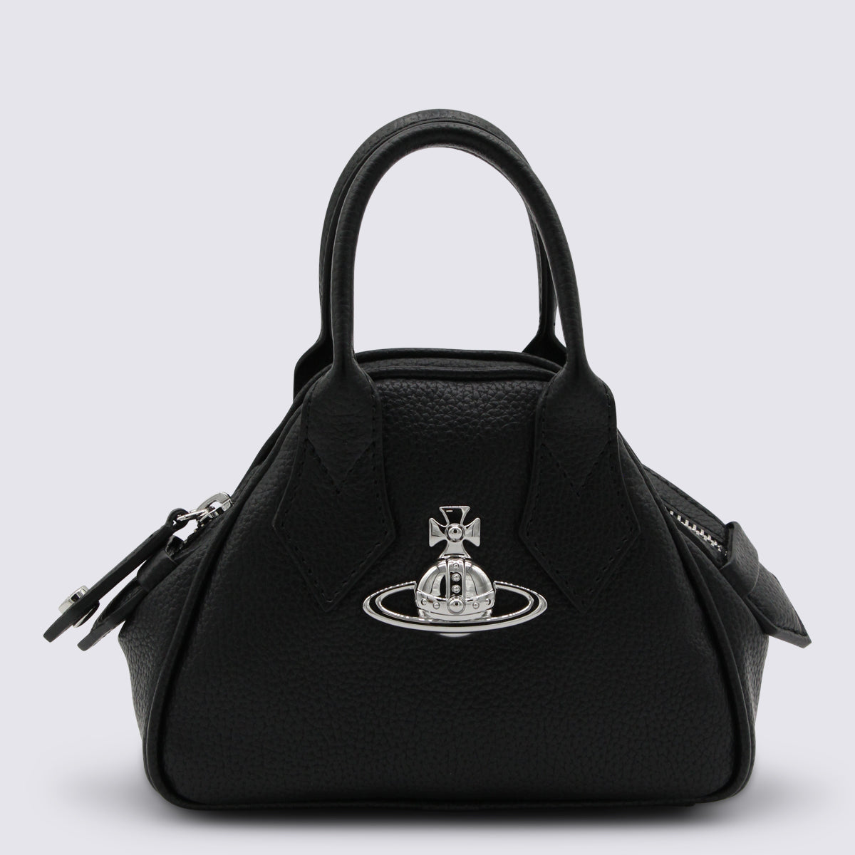 Black Top Handle Bag
