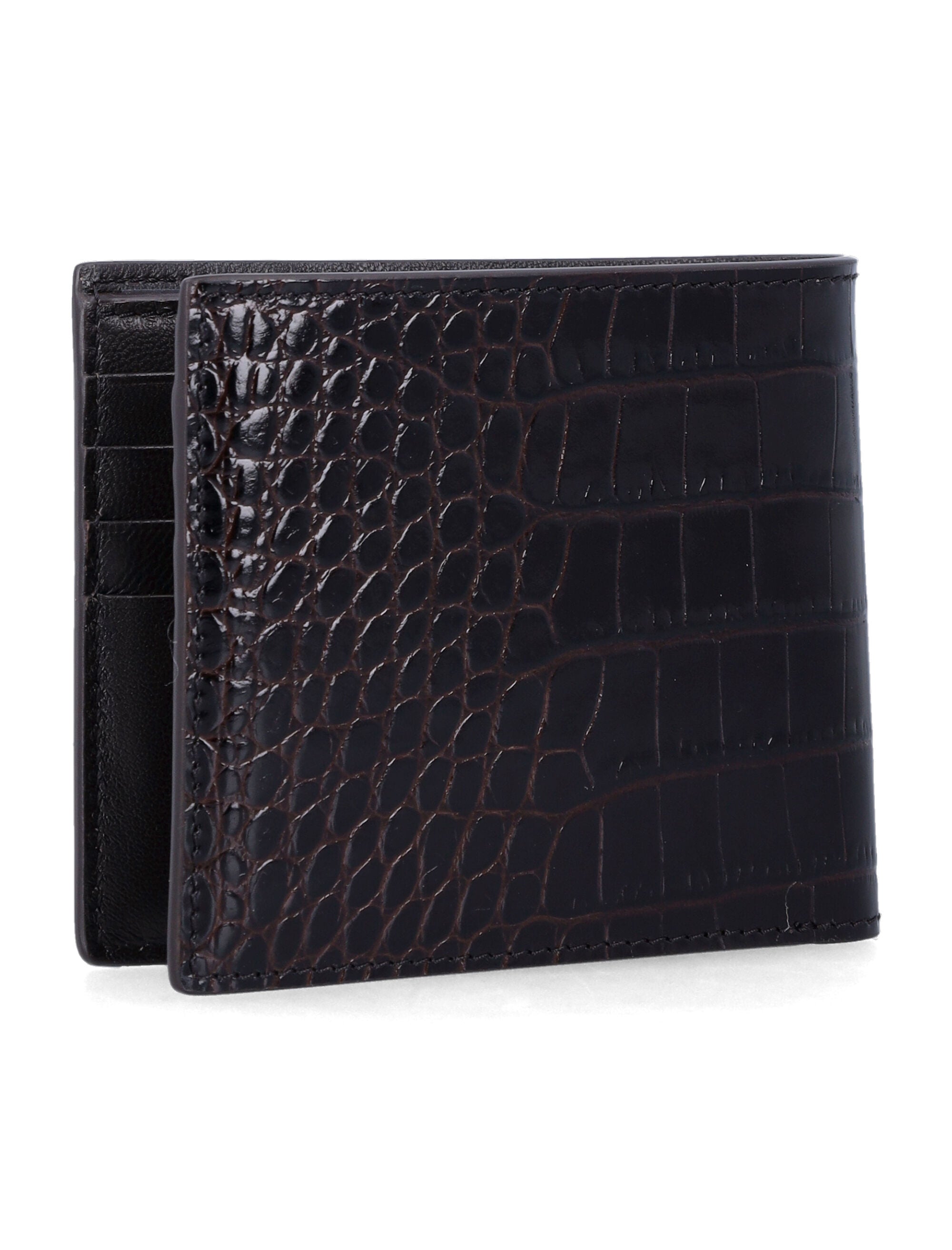Croc Leather Wallet