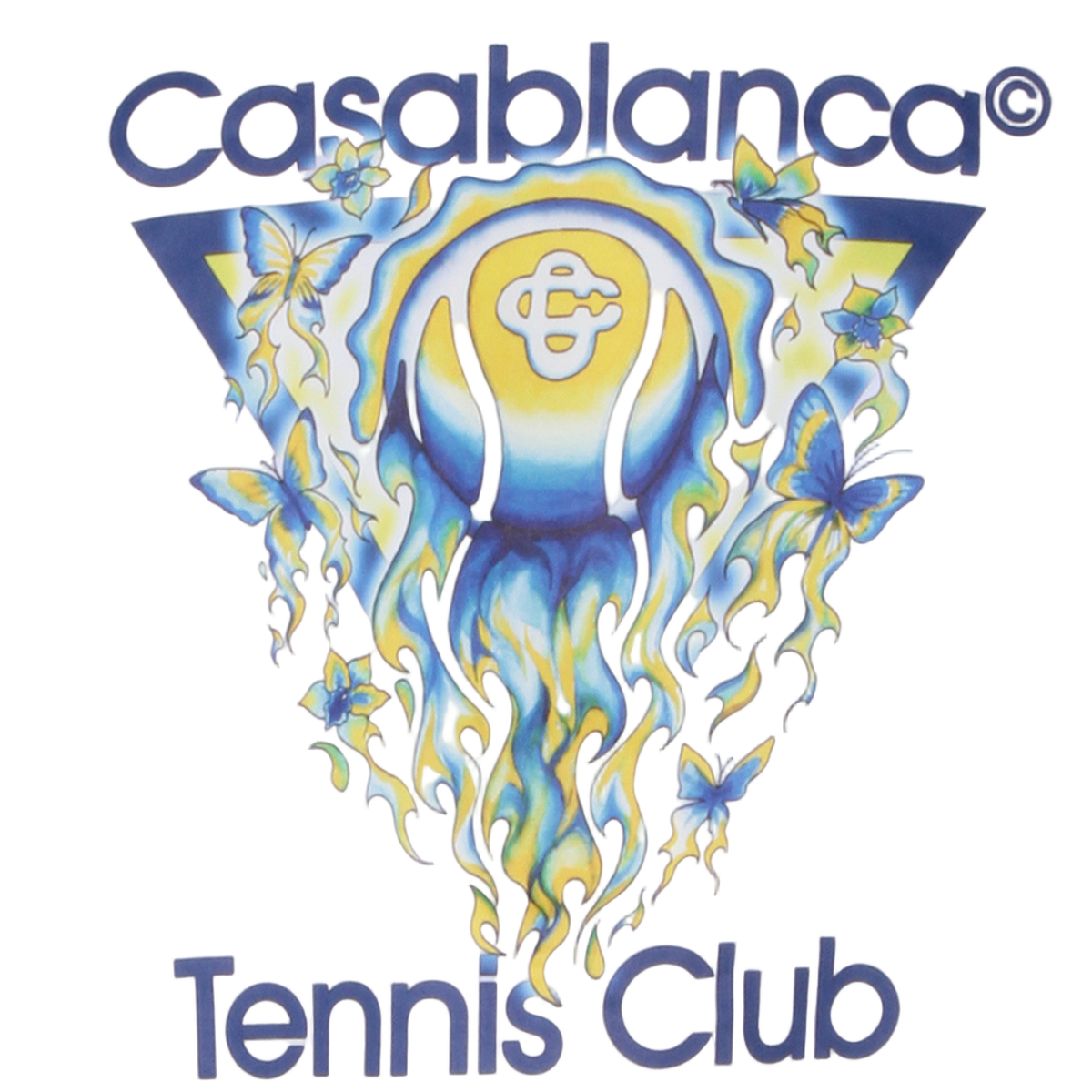 Short-Sleeve T-Shirt with Tennis Club Graphic