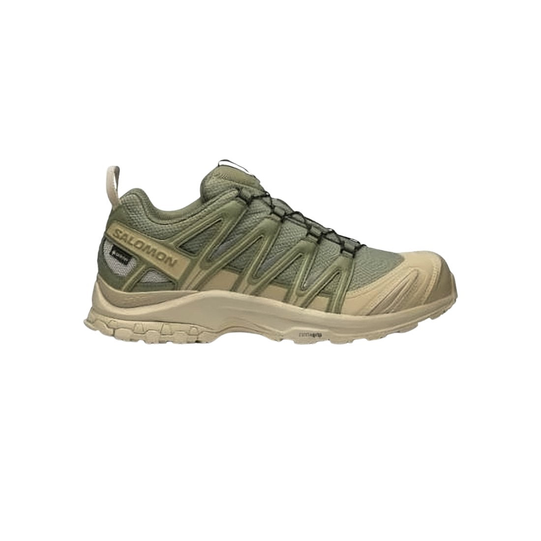 Rugged Textile and Mesh Sneakers with Quick-Lace System