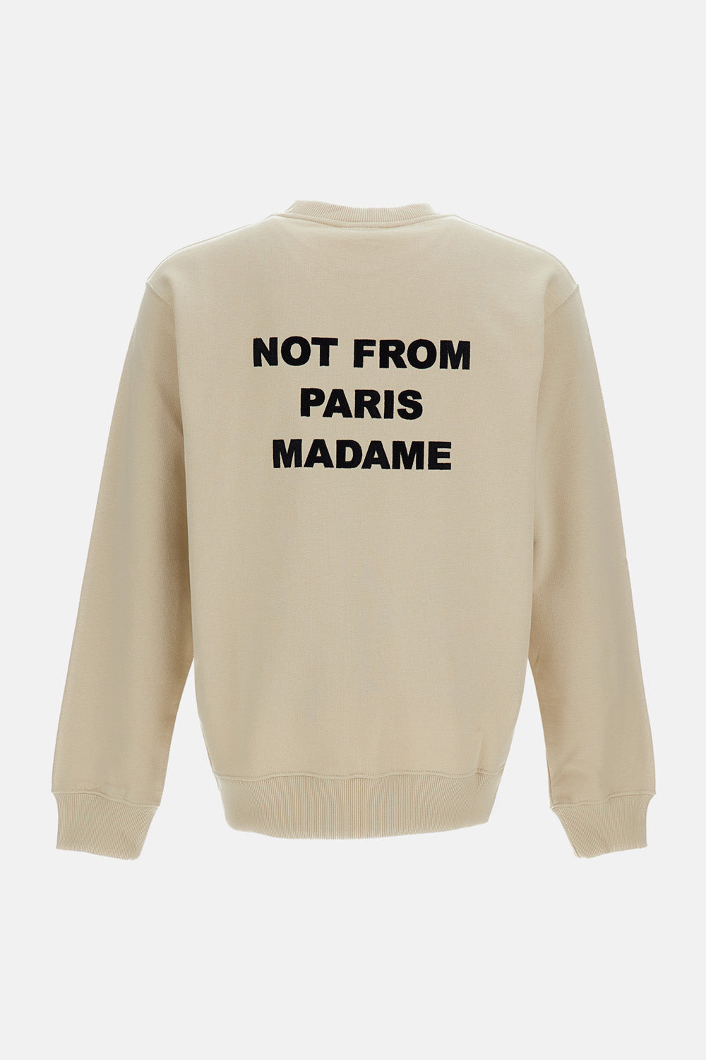 Crew-Neck Slogan Sweatshirt