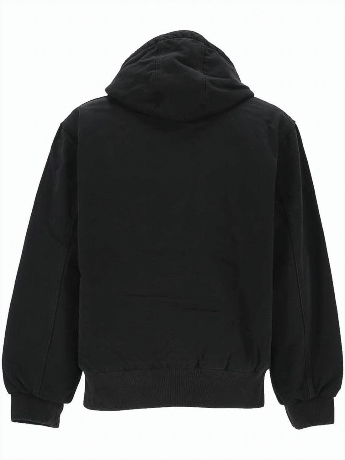 Hooded Quilted Jacket with Adjustable Drawstrings