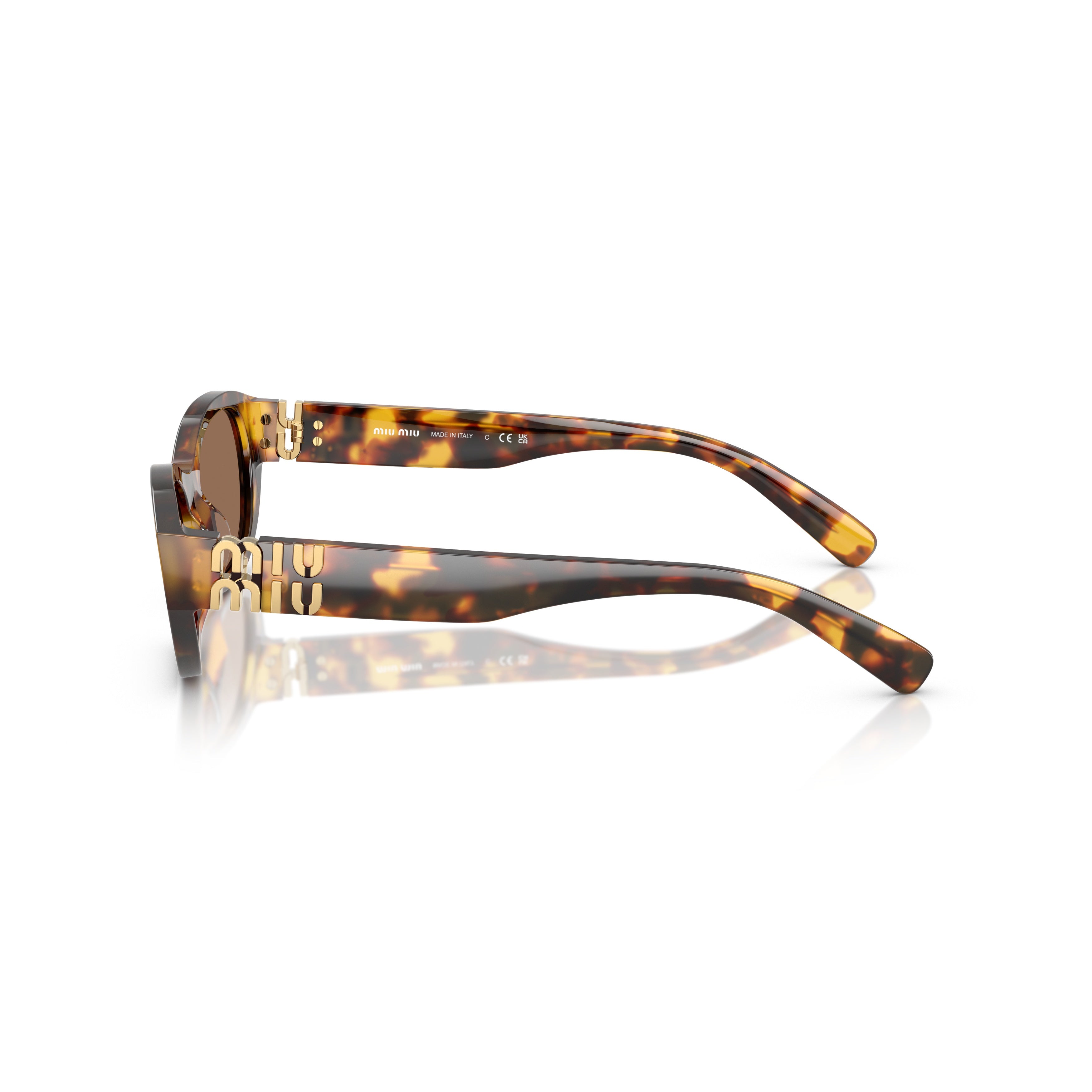 0mu A03s Tortoiseshell Oval Frame Sunglasses