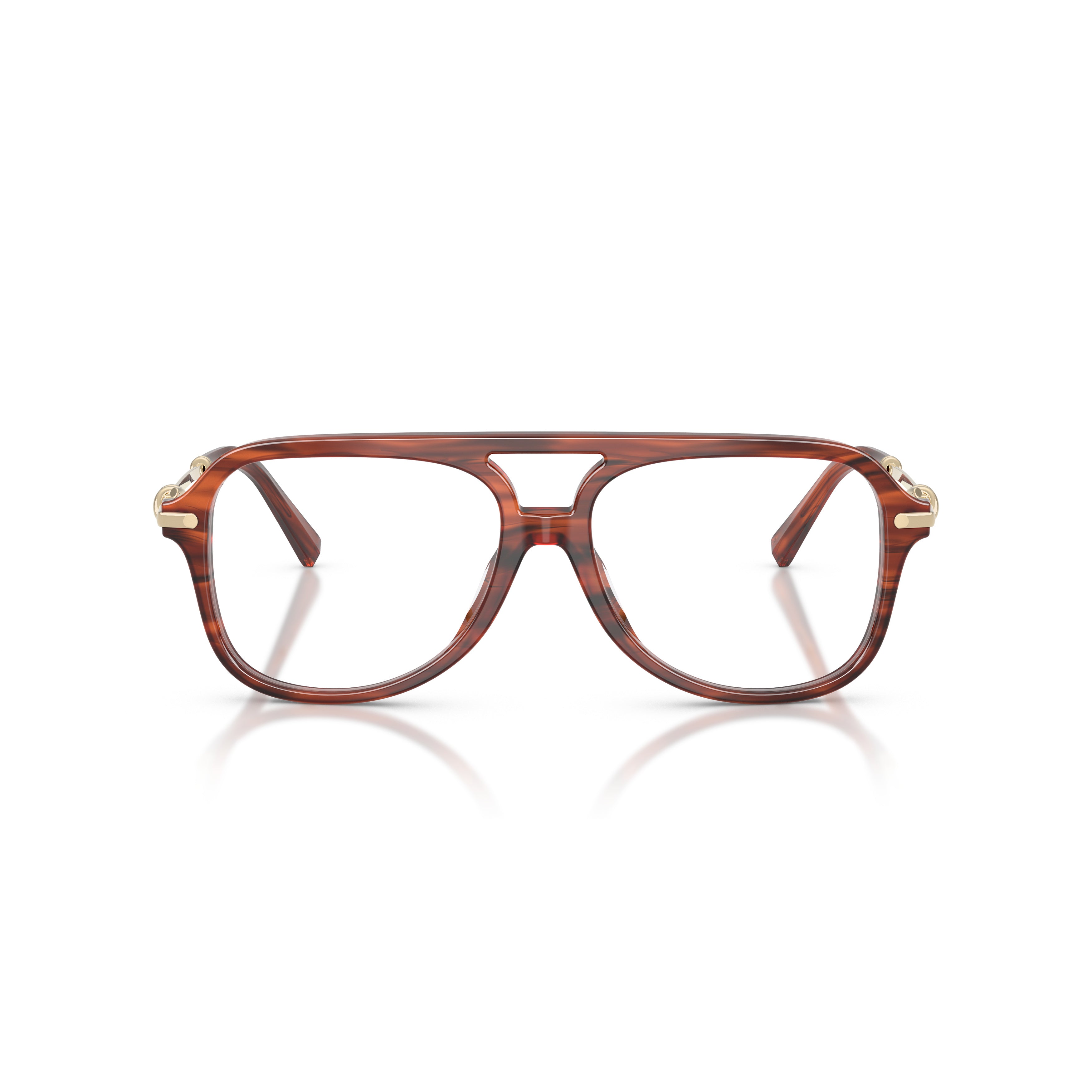 0tf2283 Aviator-Inspired Tortoiseshell Sunglasses