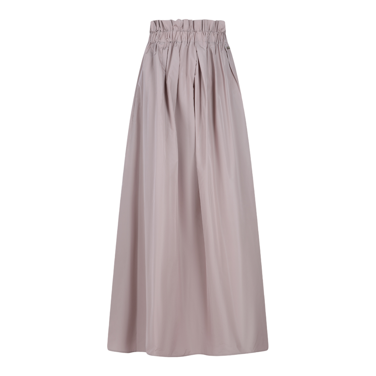 Maxi Skirt with Gathered Elastic Waistband