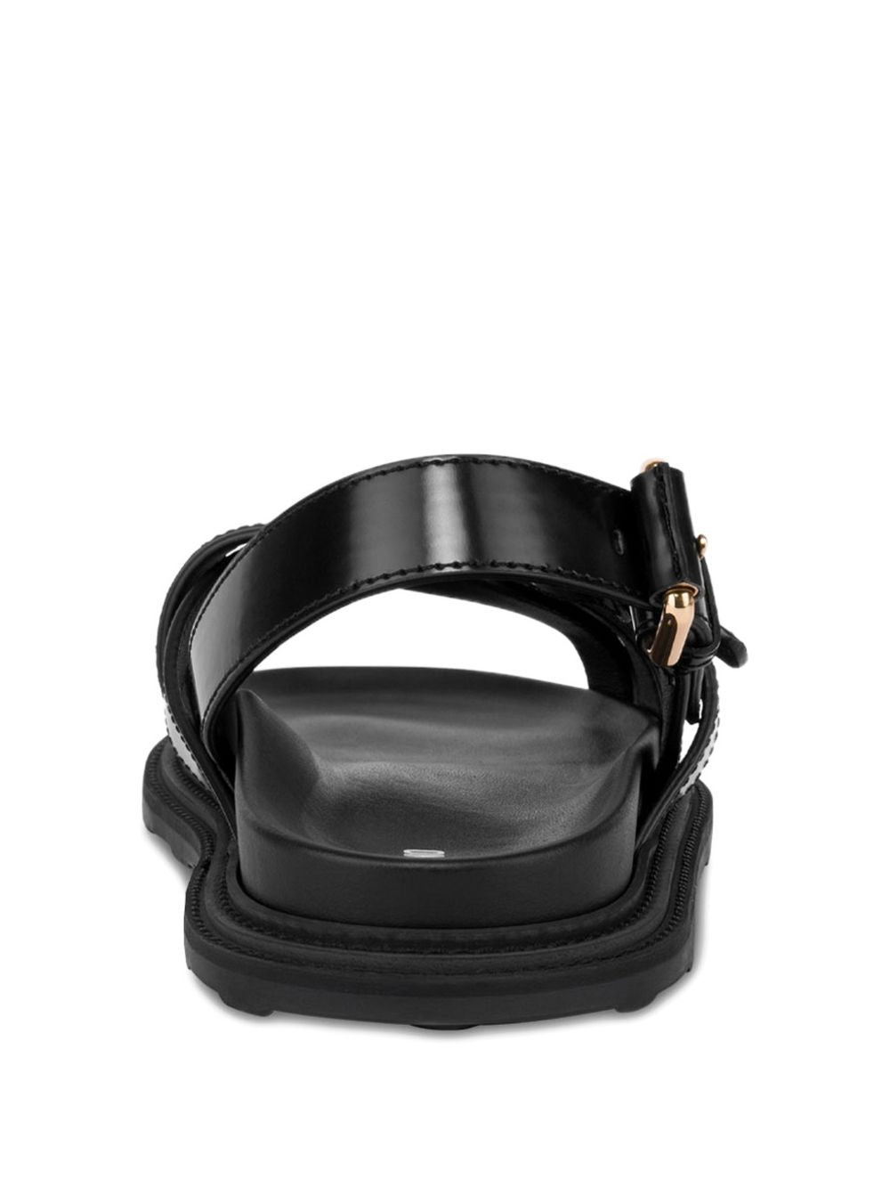 Flat Sandals with Adjustable Ankle Strap