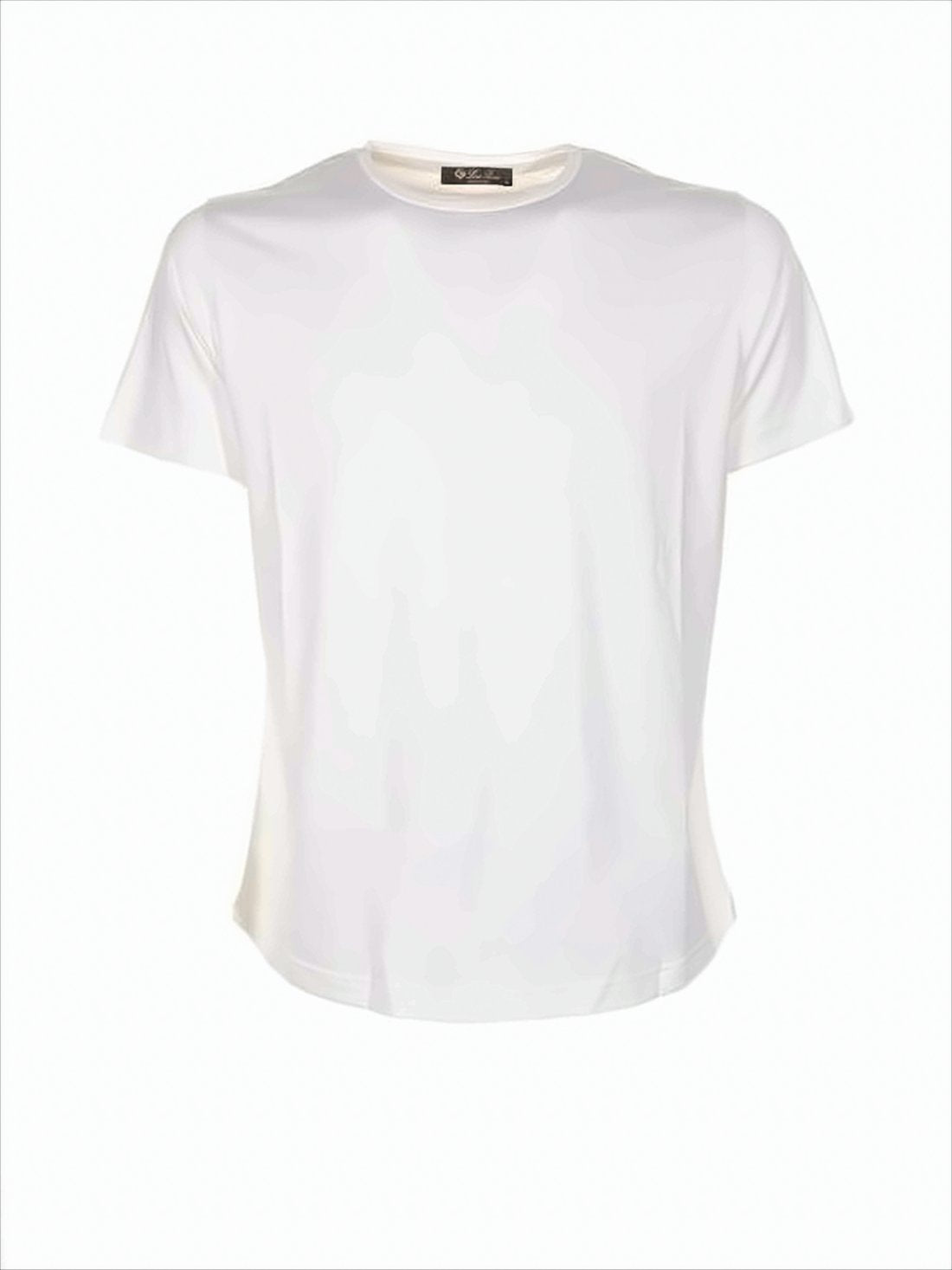 Textured Silk-Cotton Blend Short-Sleeve T-Shirt