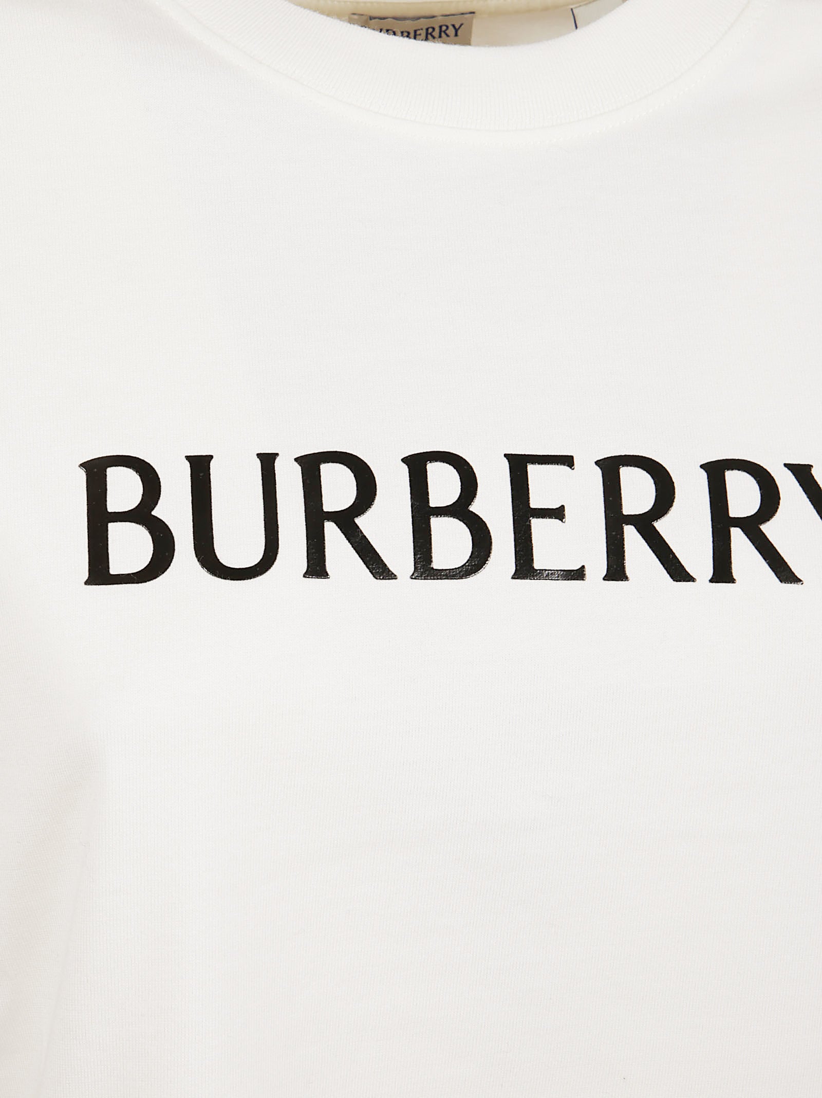 Classic Cotton T-Shirt with Contrasting Logo