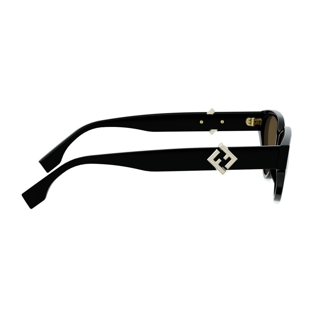 Ff Diamonds Triangular Cat-Eye Sunglasses