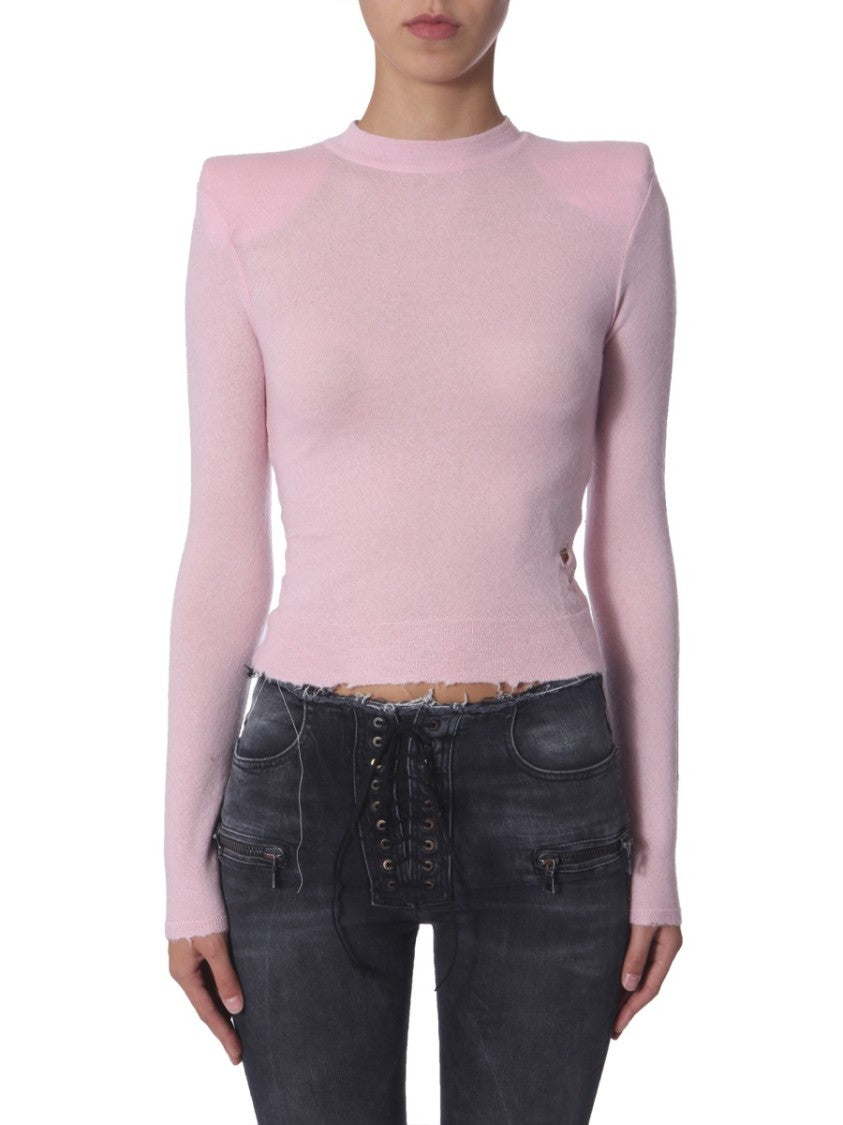 Fitted Long-Sleeve Sweater