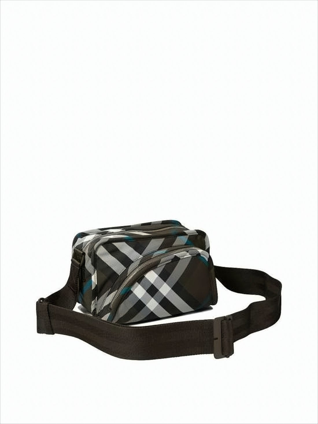 Classic Check Pattern Crossbody Bag