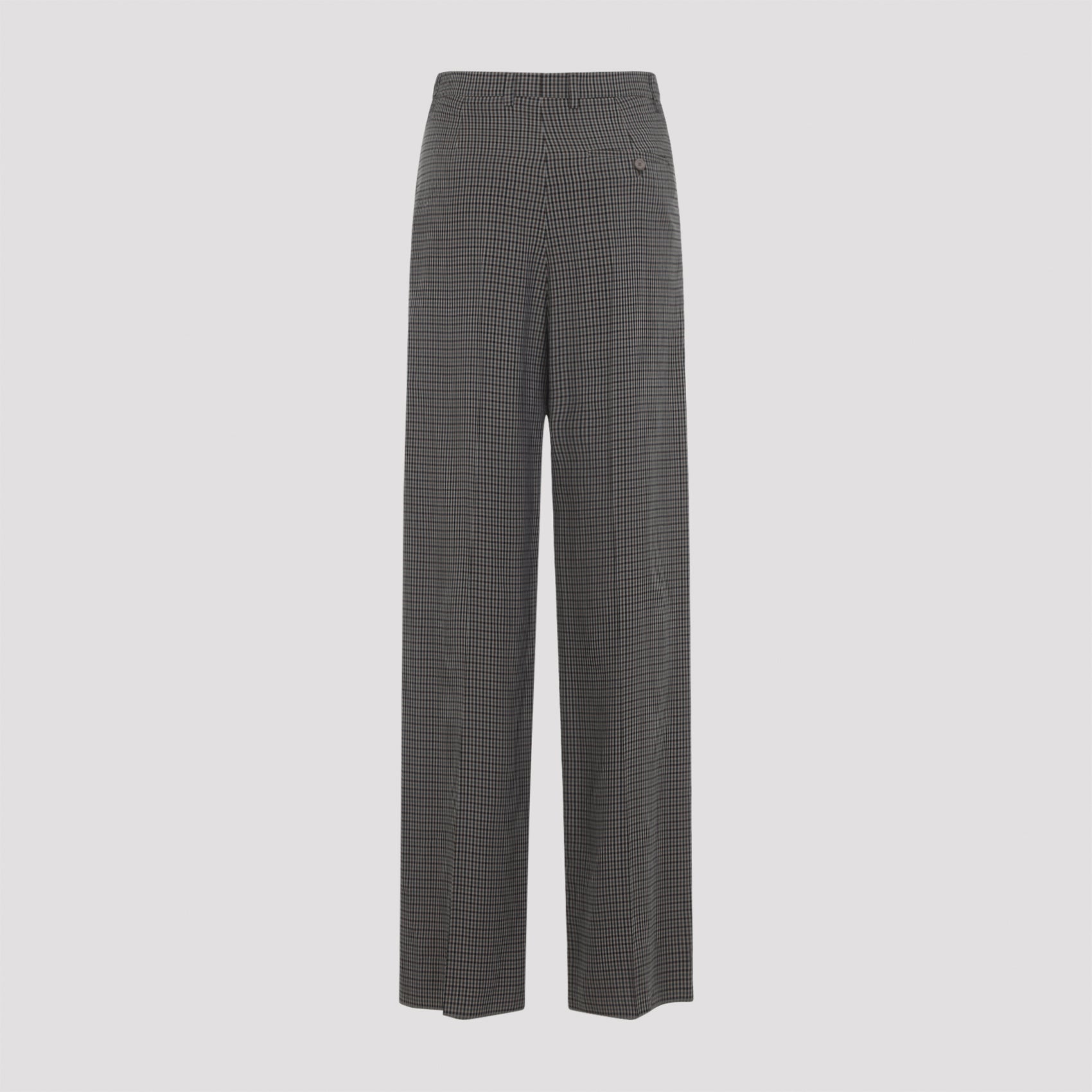 High-Waisted Trousers With Straight-Leg Silhouette