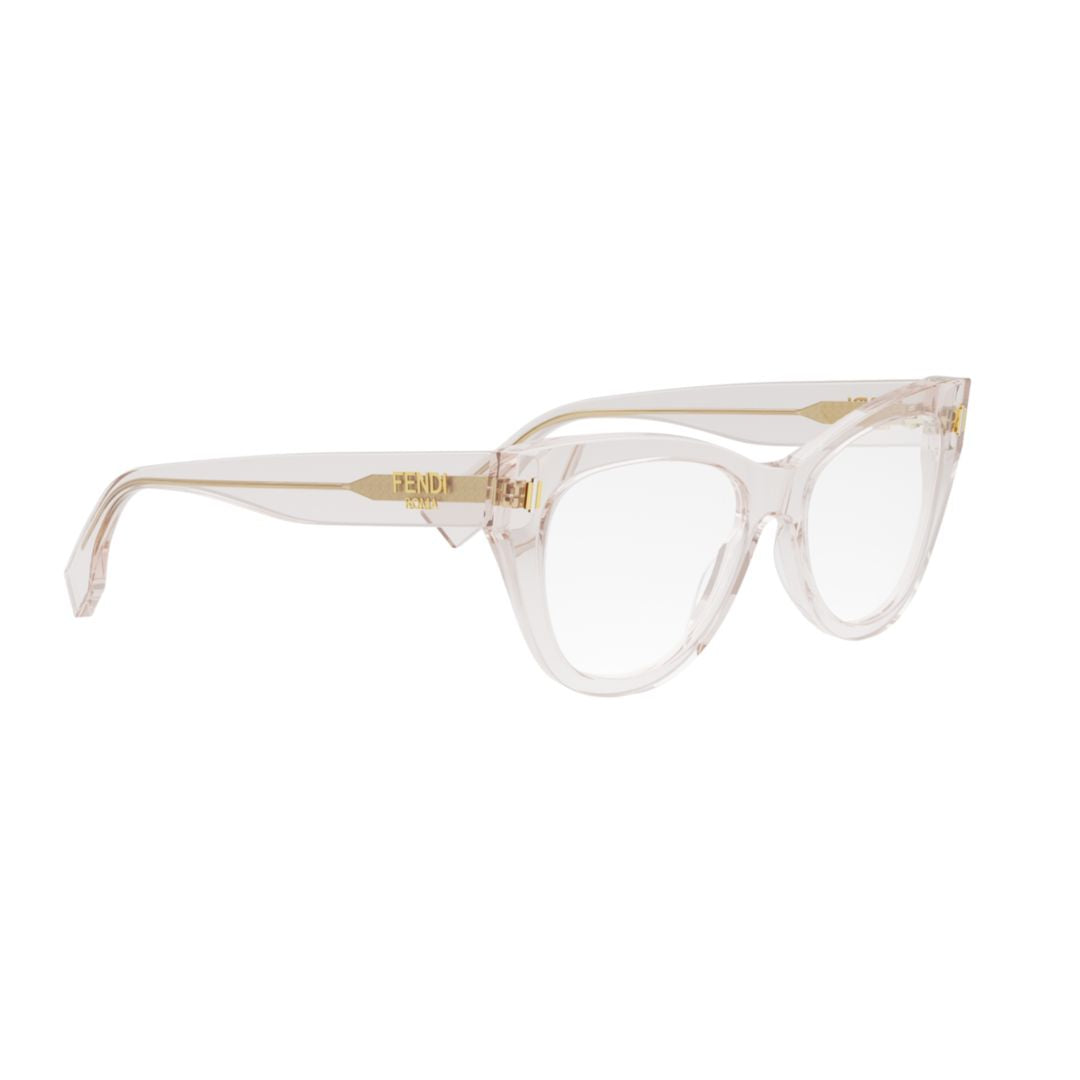 Fe50086i Translucent Acetate Cat-Eye Eyeglasses