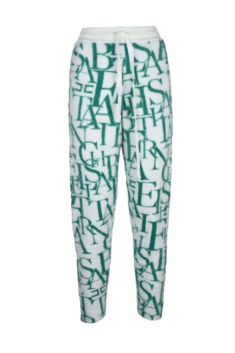 Plush Tracksuit - White/Green