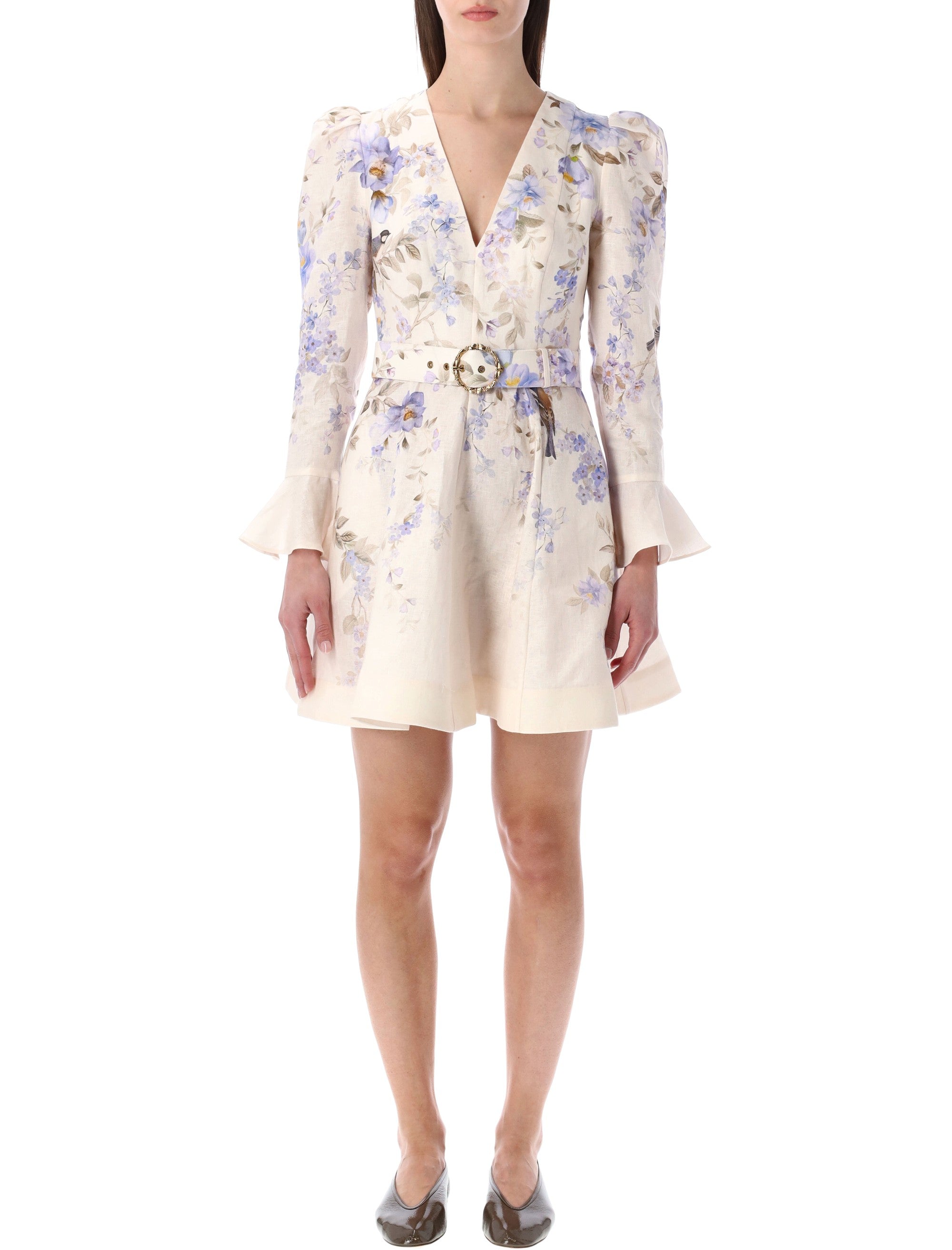 Luna Plunge Mini Dress
