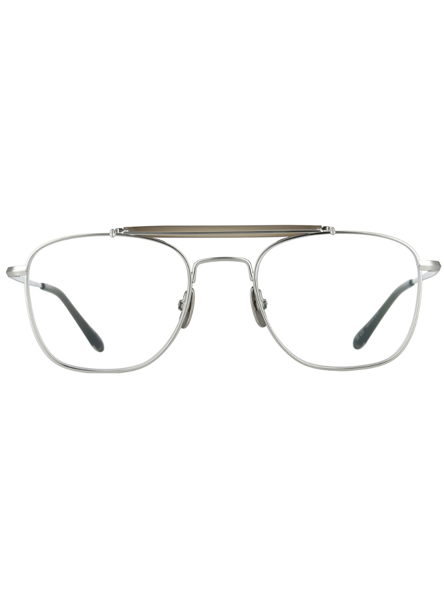 Sleek Black Metal Optical Frames with Rectangular Lenses