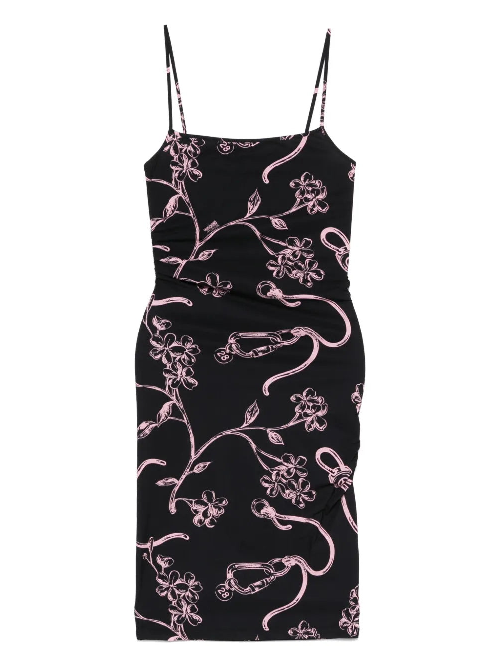 Fitted Bodice Dress with Flared Skirt