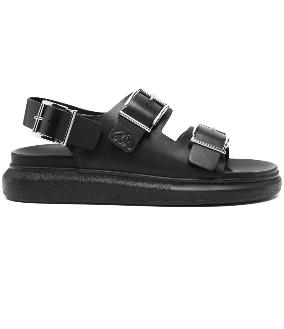 Black Sandals With Wide Straps