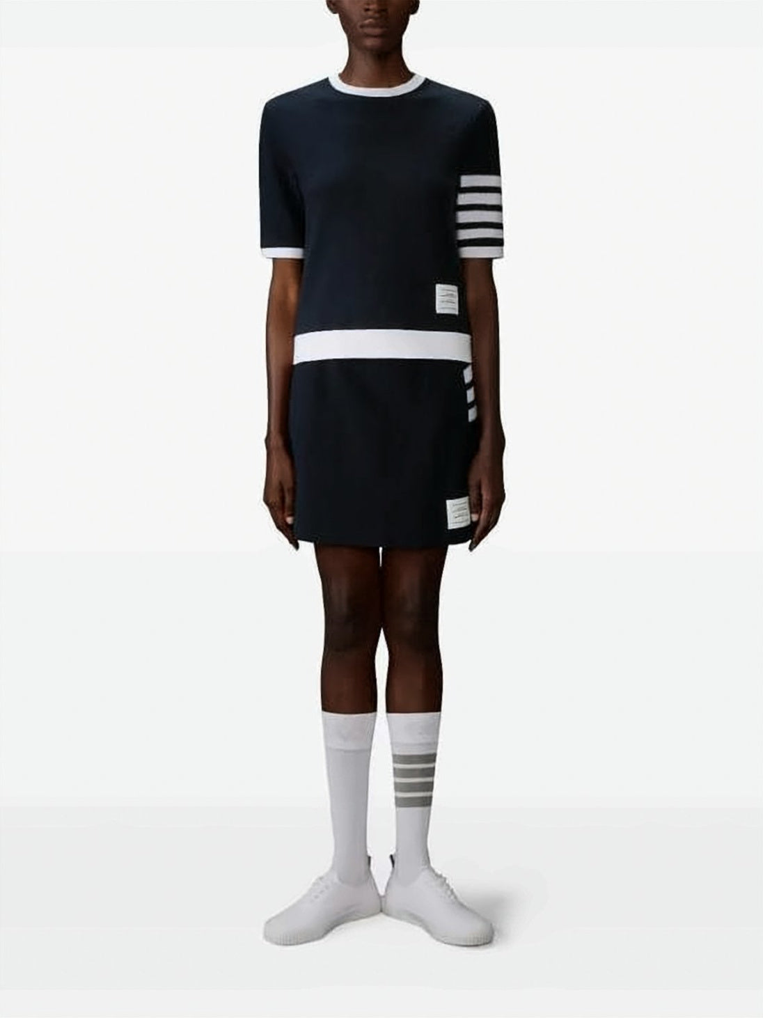 Textured Cotton Piqué Top